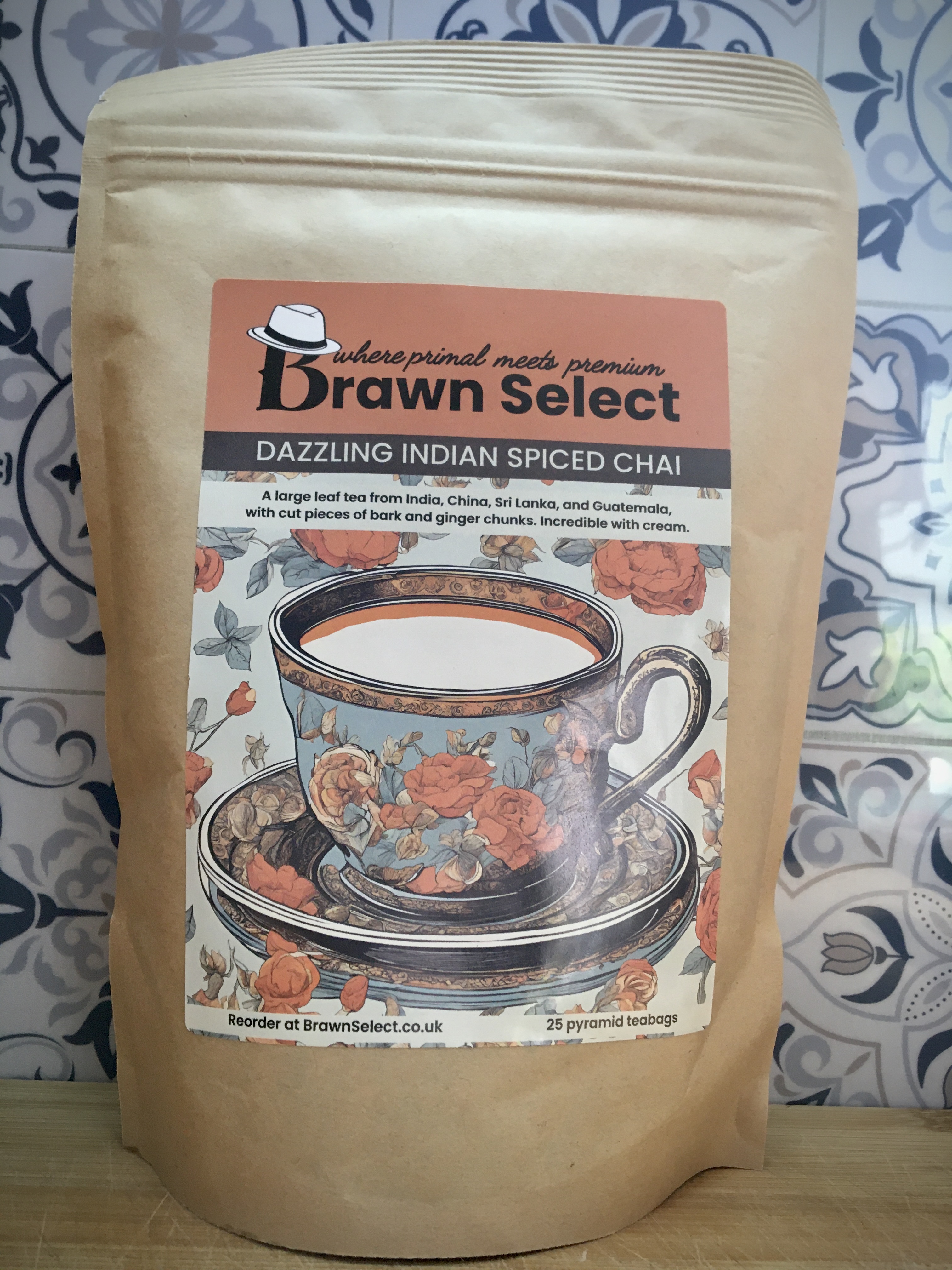 Ketogentility Dazzling Indian Spiced Chai - 25 Pyramid Teabags