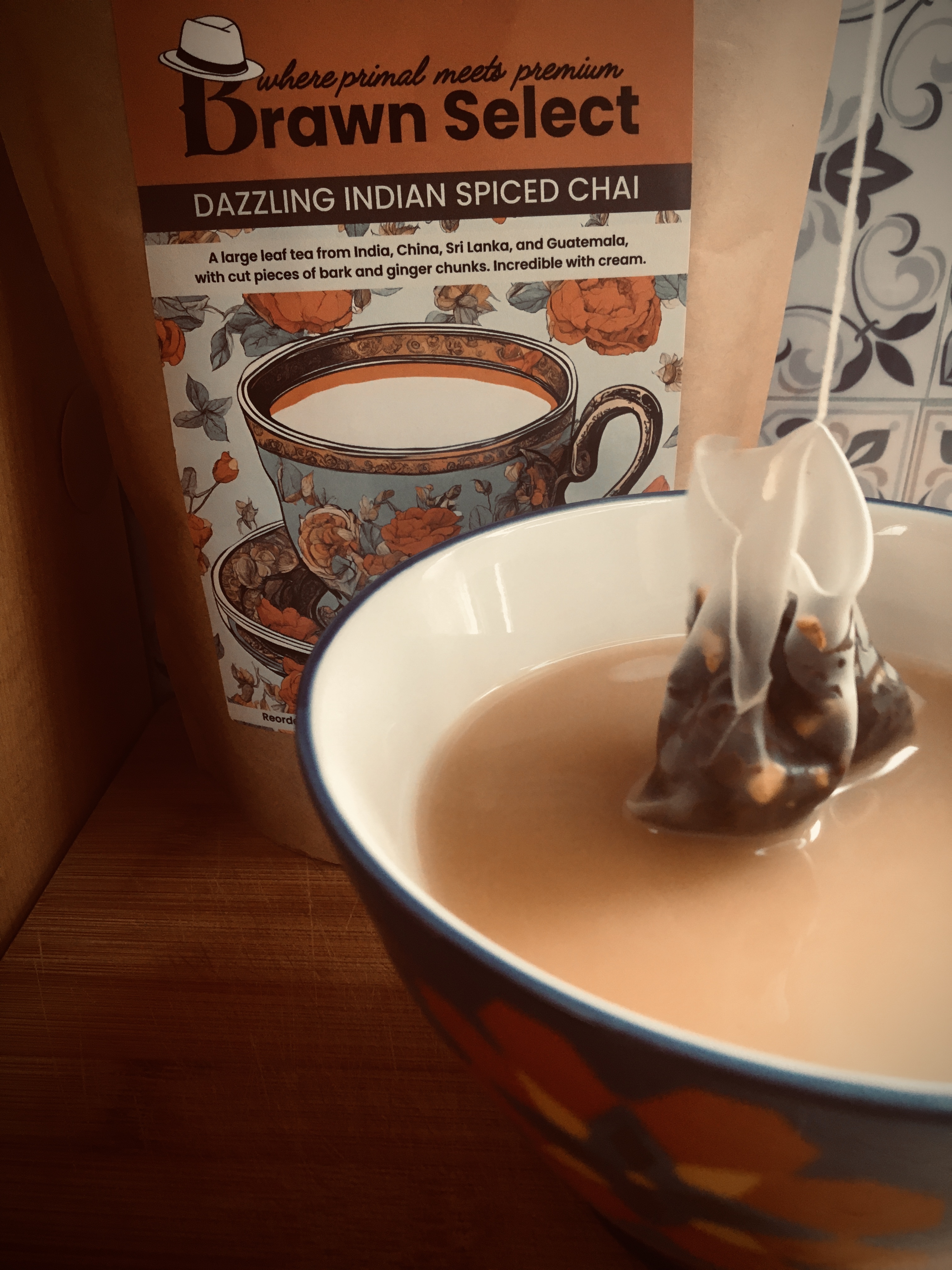 Ketogentility Dazzling Indian Spiced Chai - 25 Pyramid Teabags