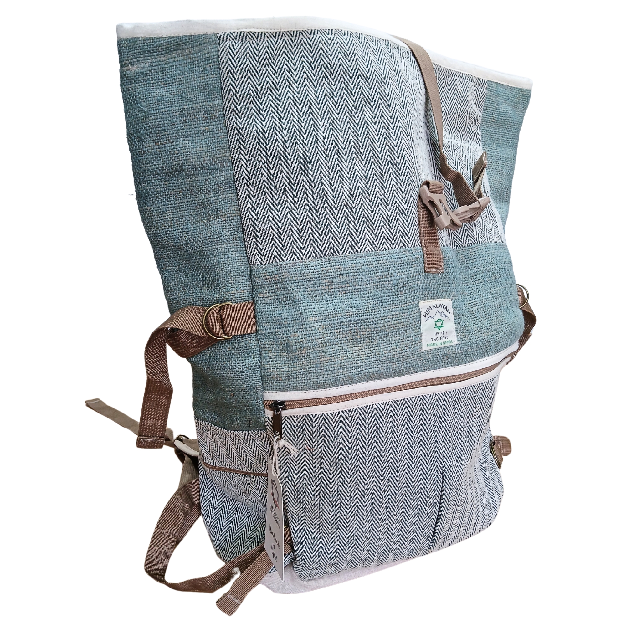Hemp & Cotton Rolling Himalayan Backpack 53x31x14.5cm