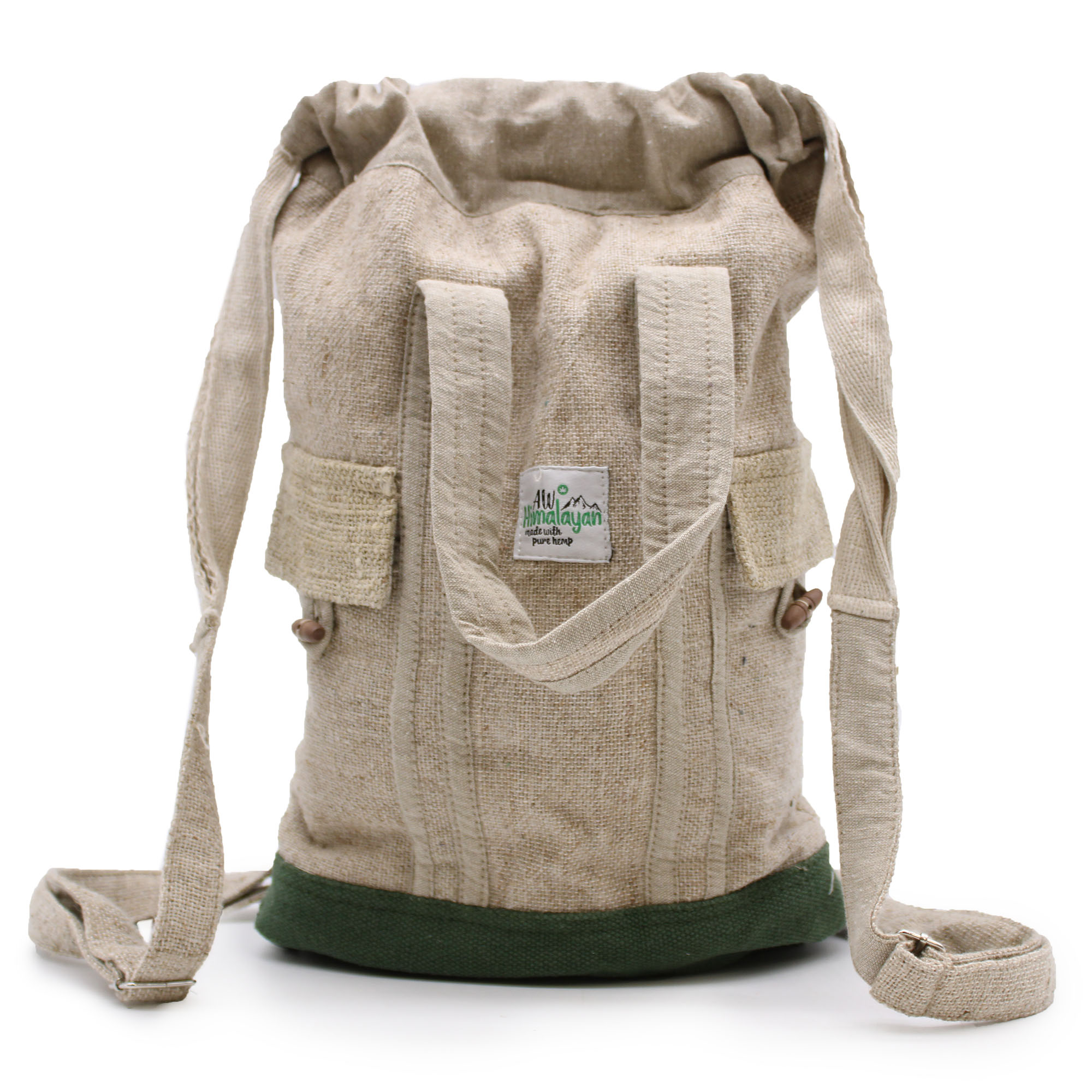 Hemp Canvas Laptop Backpack 30x40x4cm