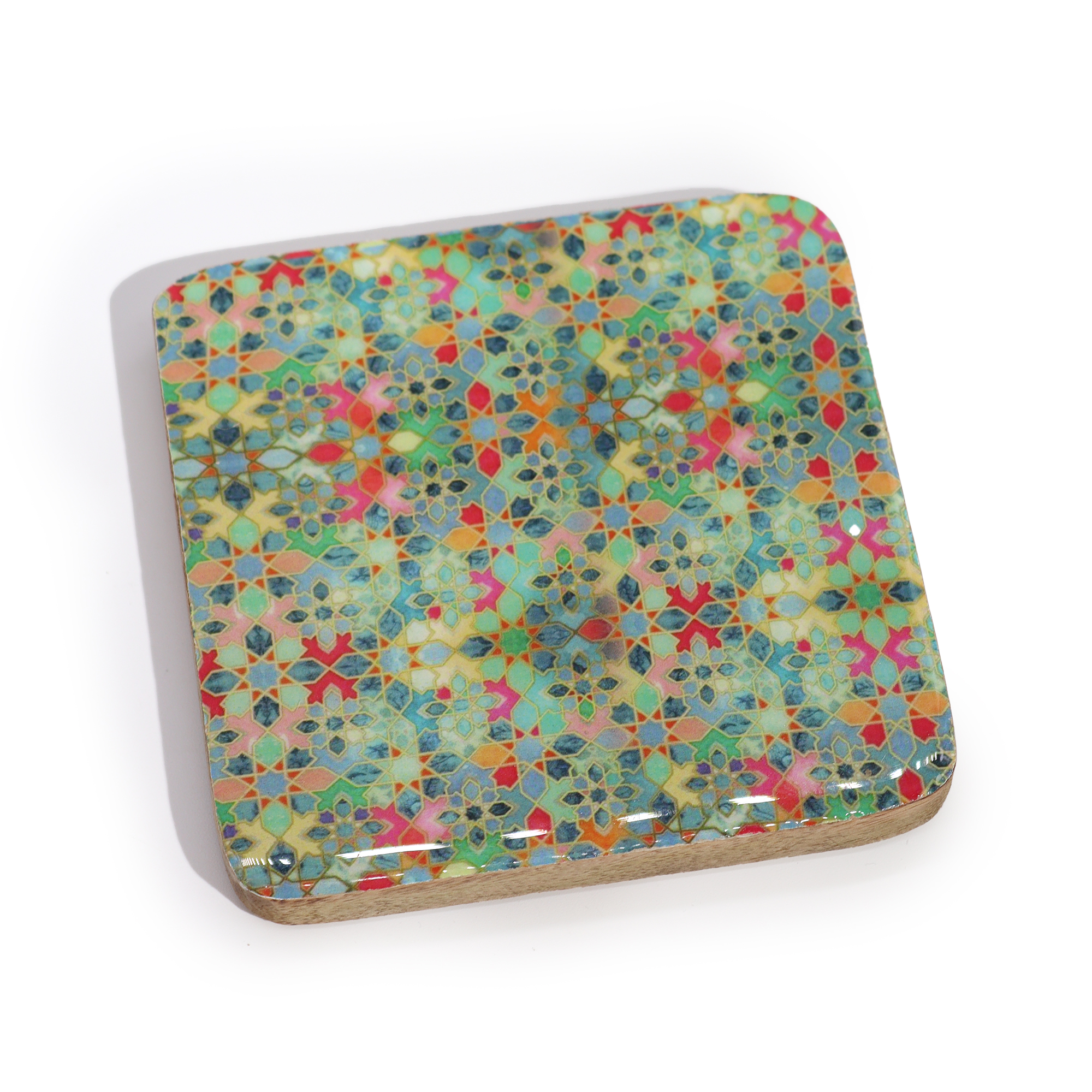 Mediterranean Tile Pattern Coasters