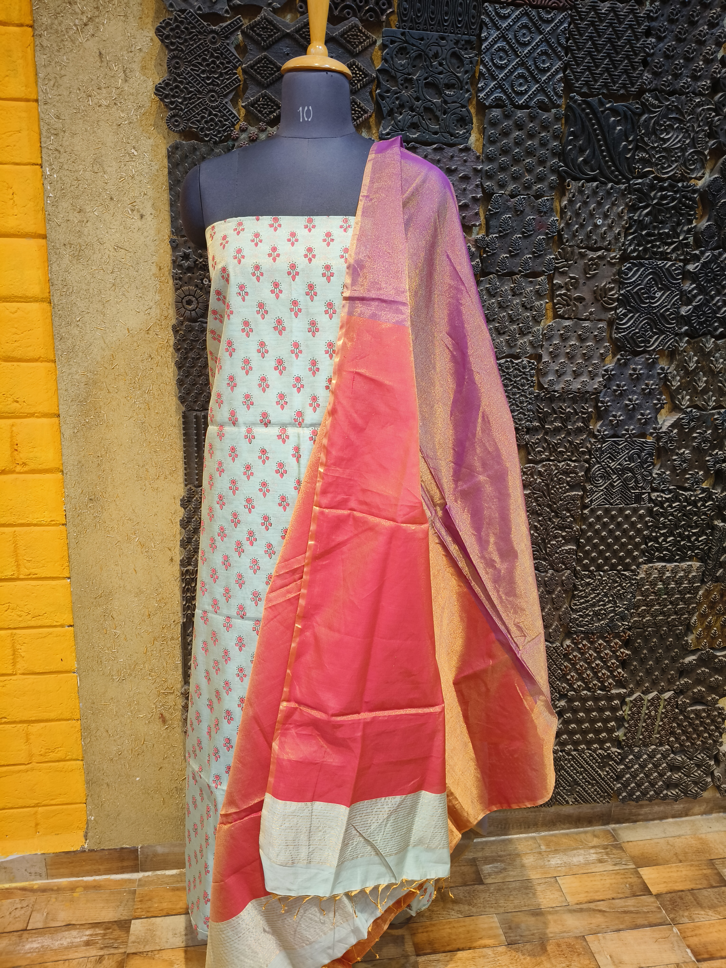 Maheshwari Handloom Suit 