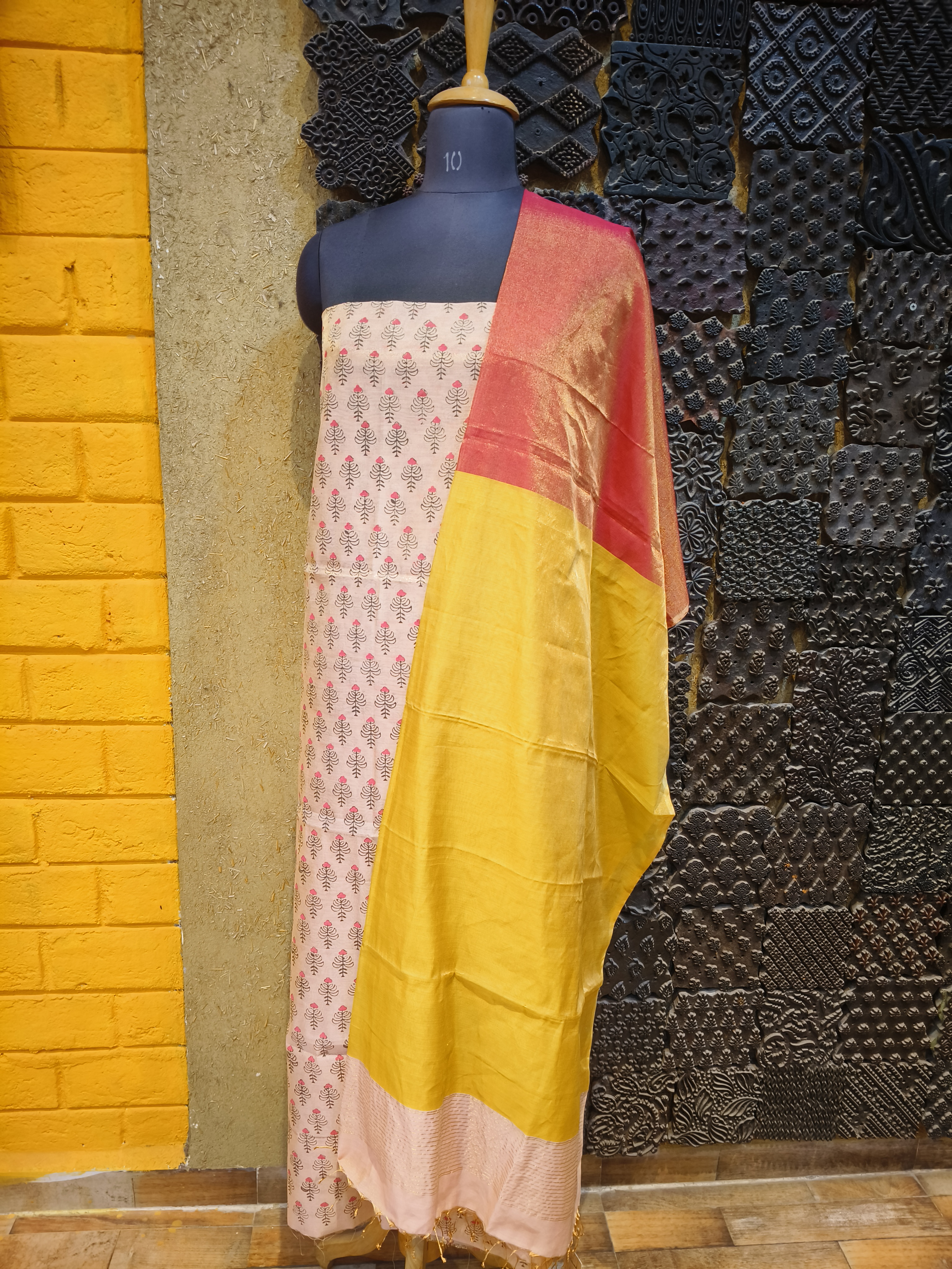 Maheshwari Handloom Suit 