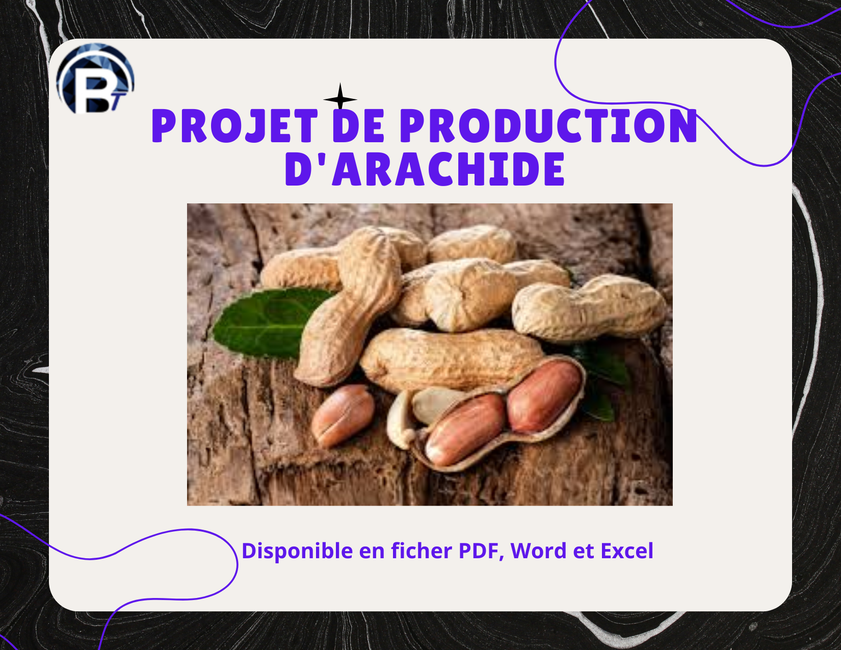 PRODUCTION D' ARACHIDE
