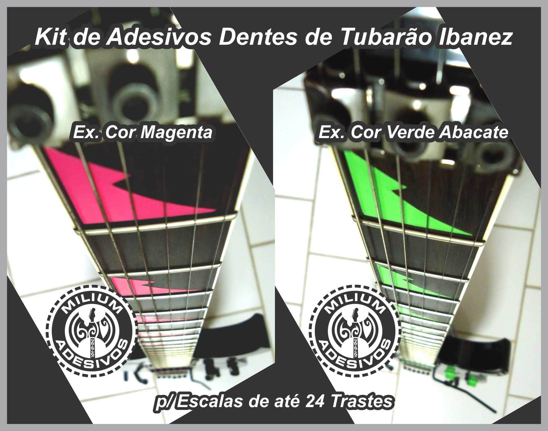 Adesivos Dentes de Tubarão Ibanez