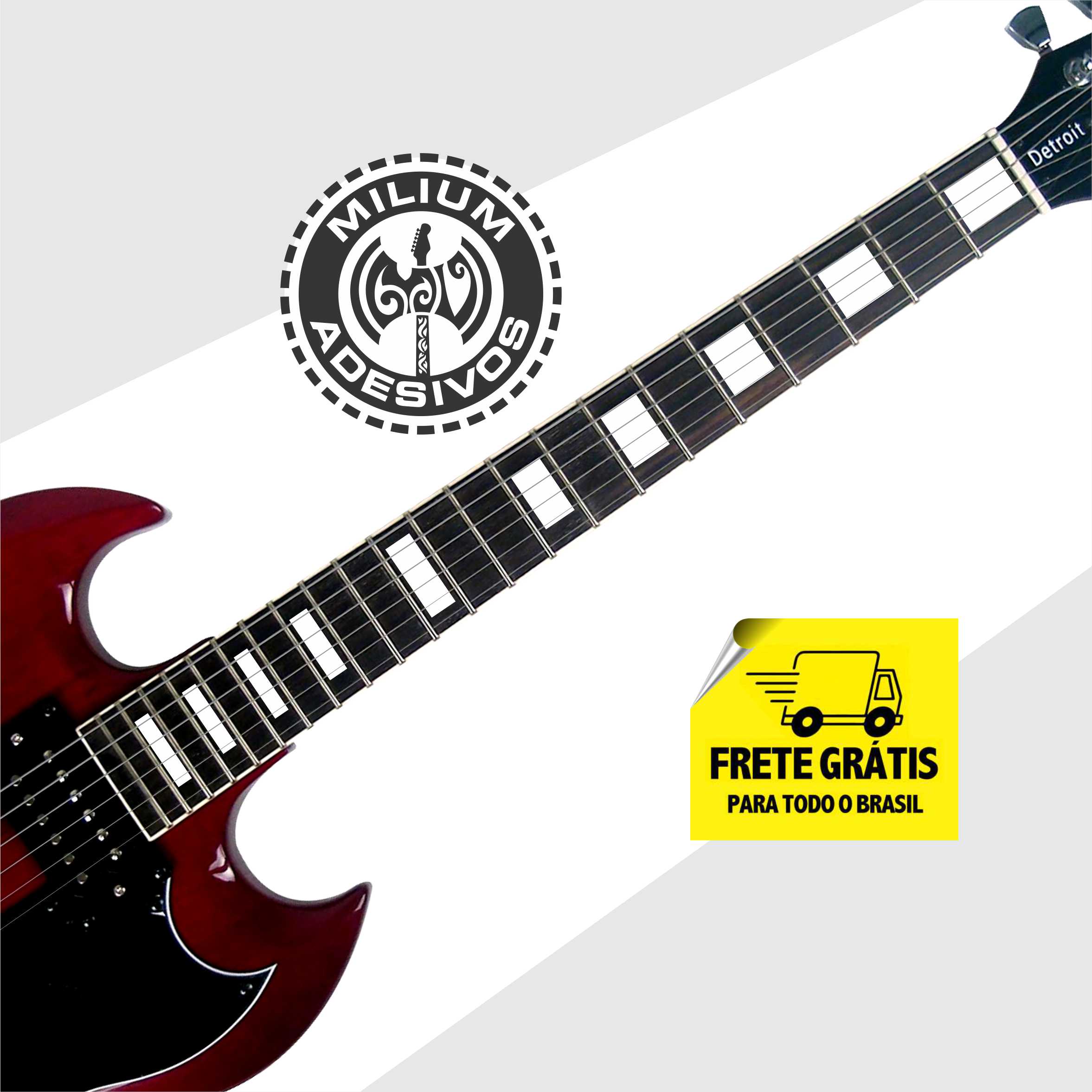 Adesivos Retângulos Gibson