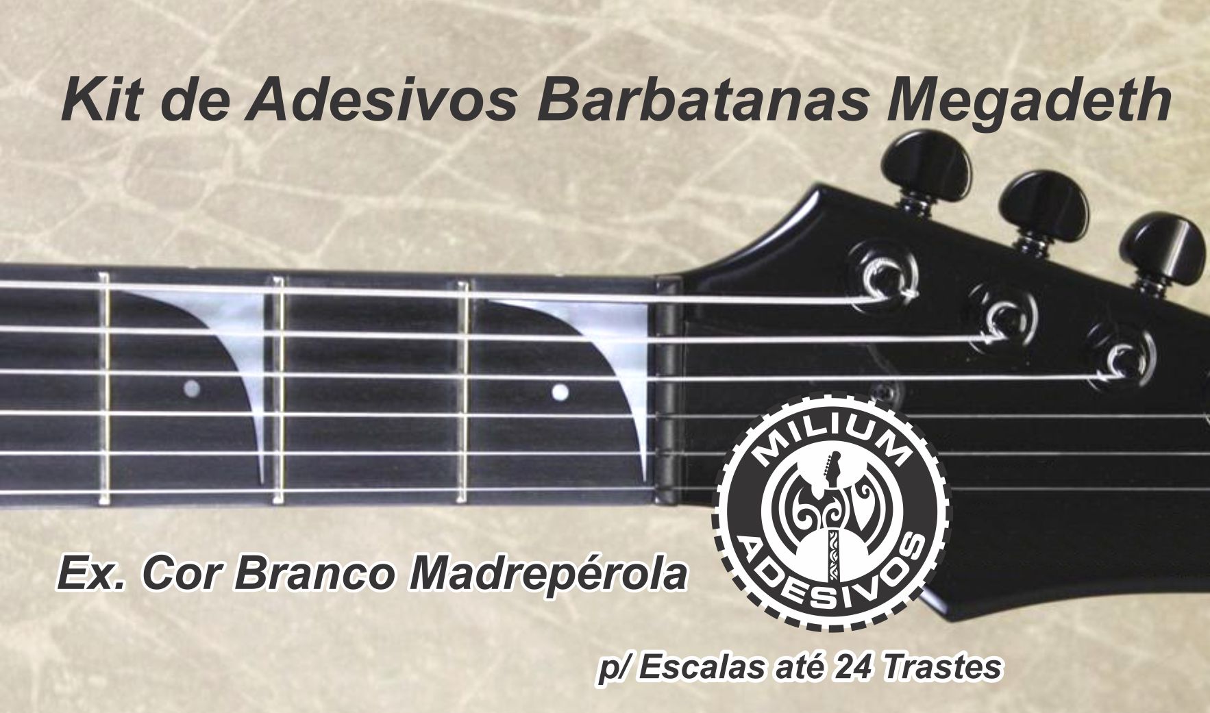 Adesivos Barbatanas Megadeth