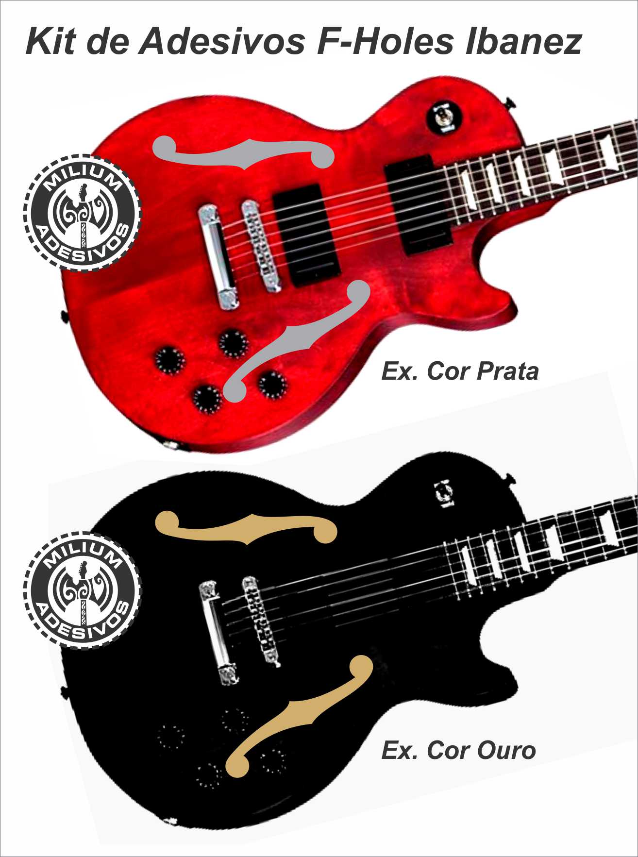 Adesivos F-Holes Ibanez