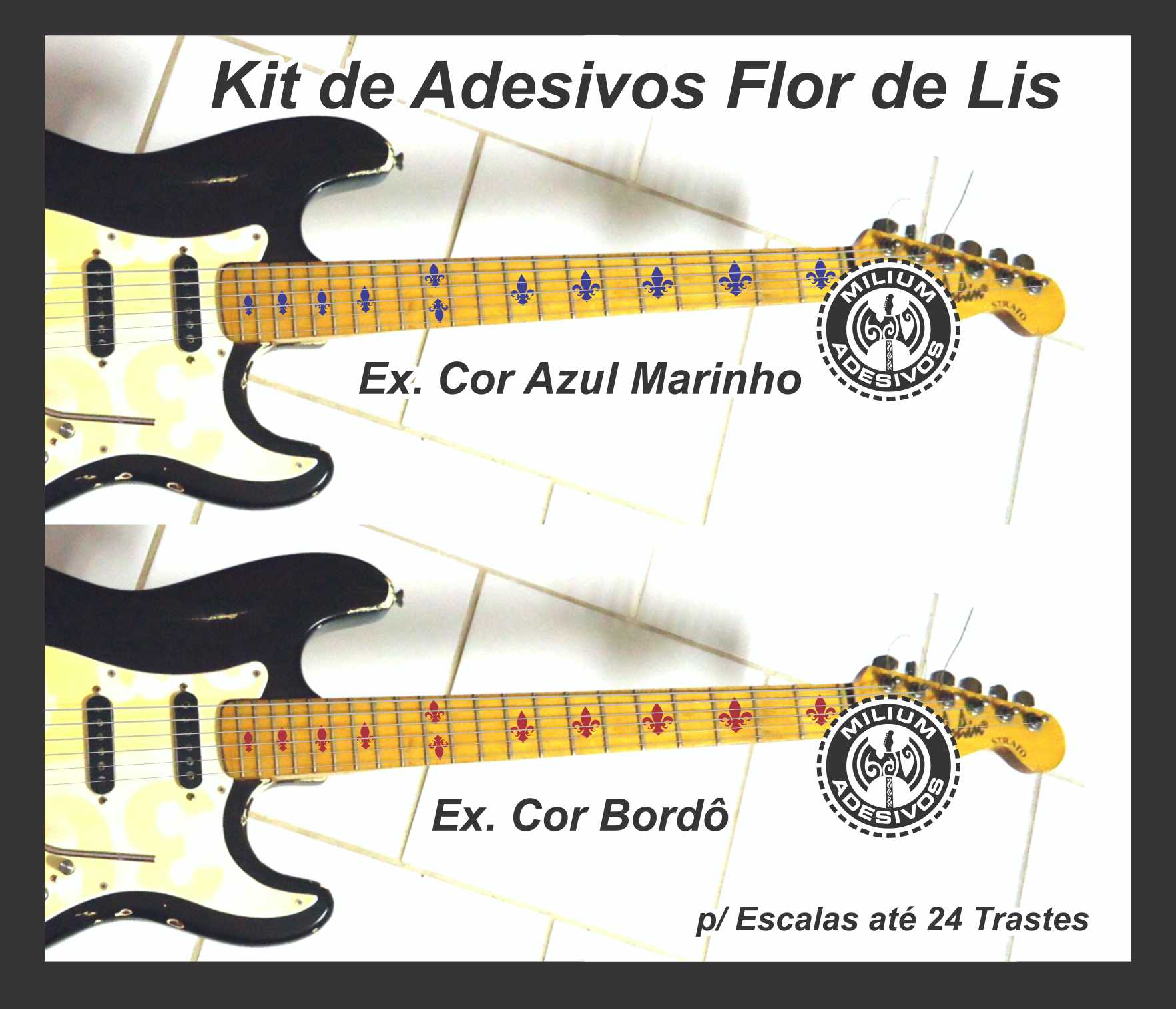 Adesivos Flor de Lis