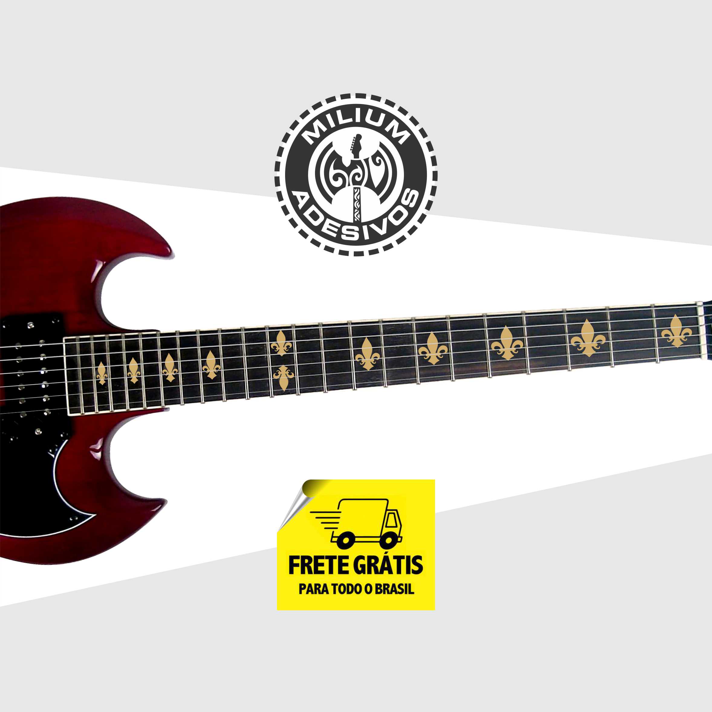 Adesivos Flor de Lis