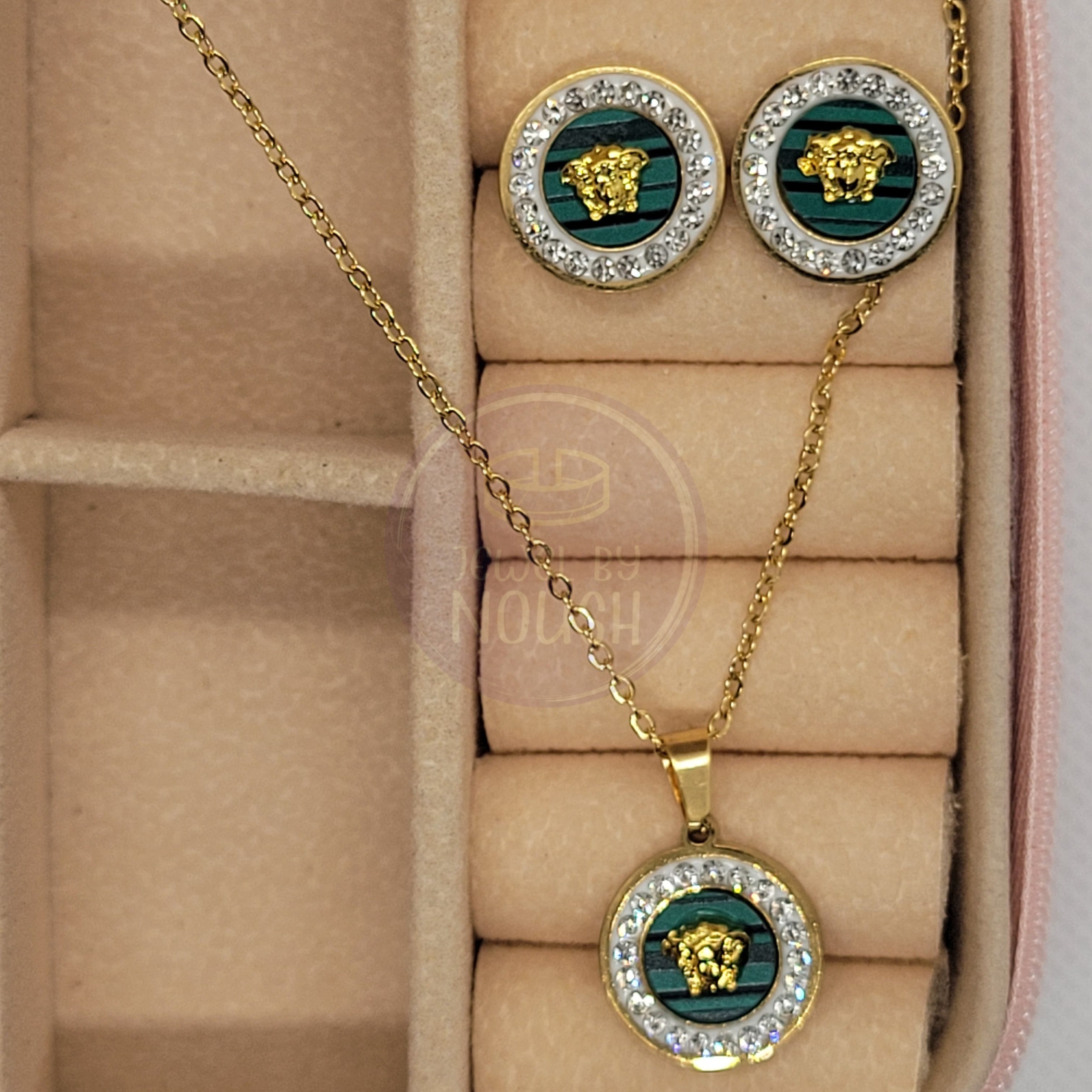 Verdant Radiance Jewelry Set