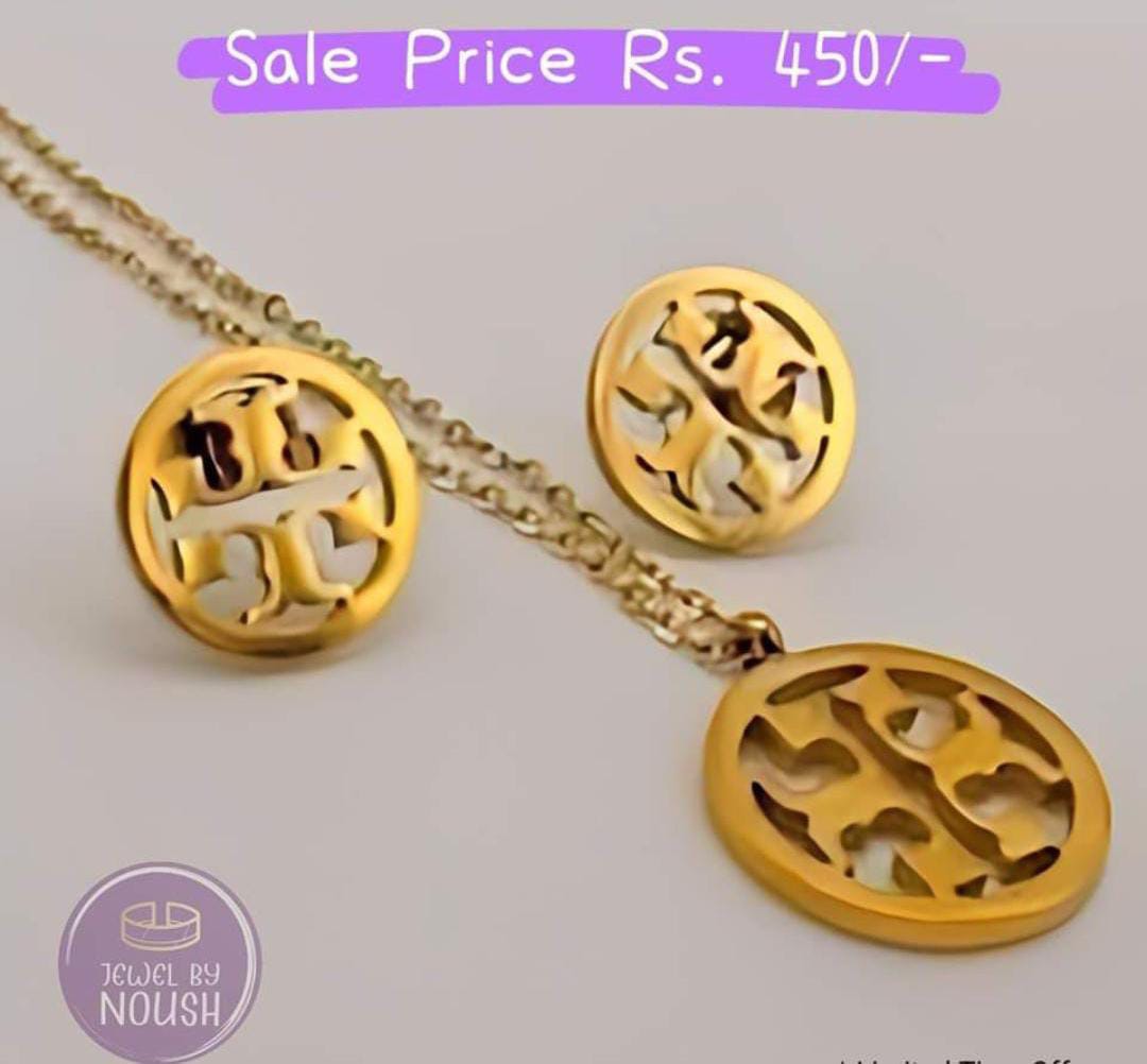 Radiant Elegance - Gold-Toned Jewelry Set