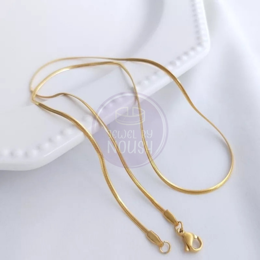 Serene Elegance Snake Chain