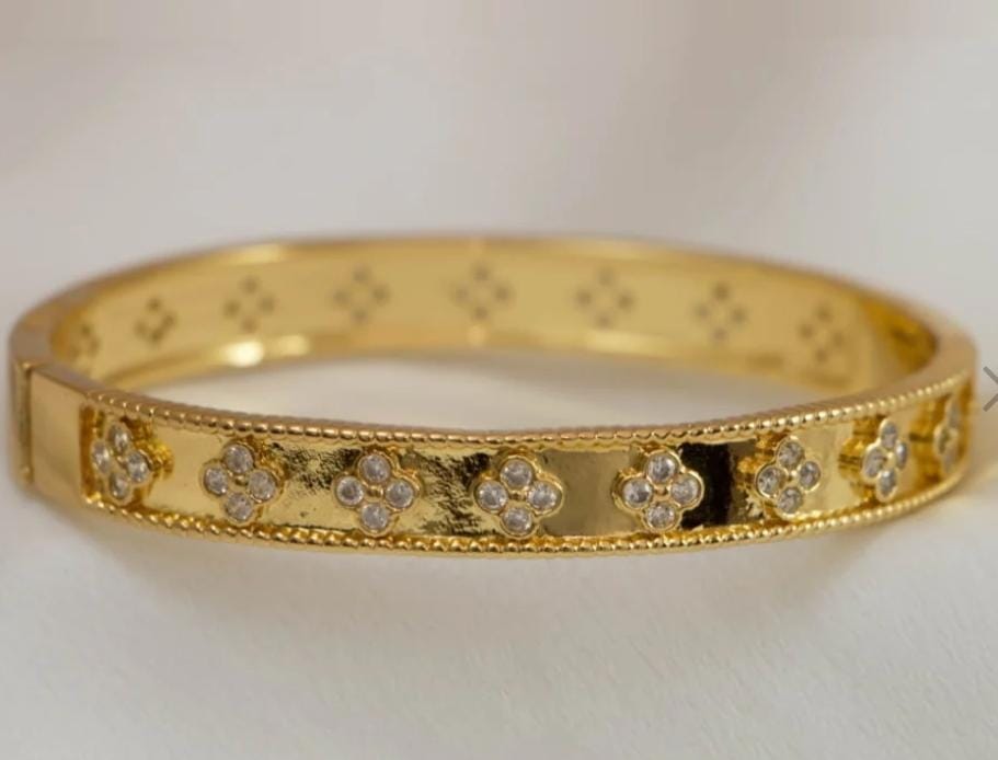 Enchanted Garden Gold Bangle