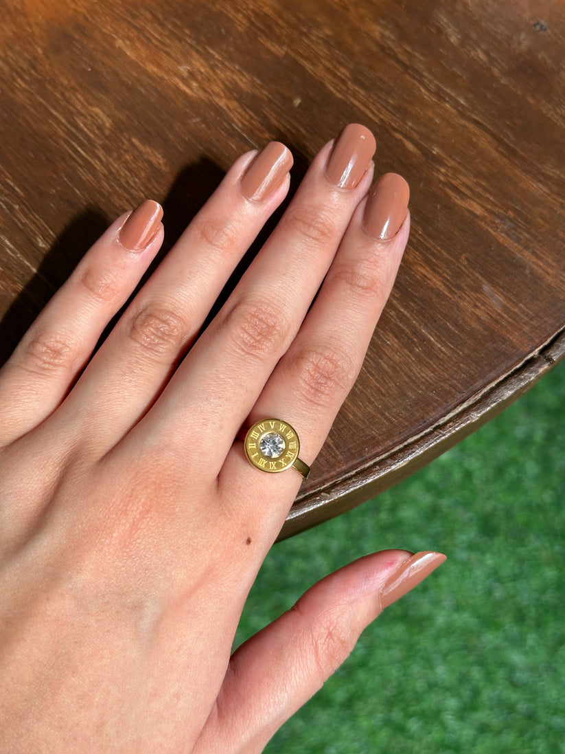 Celestial Roman Gold Charm