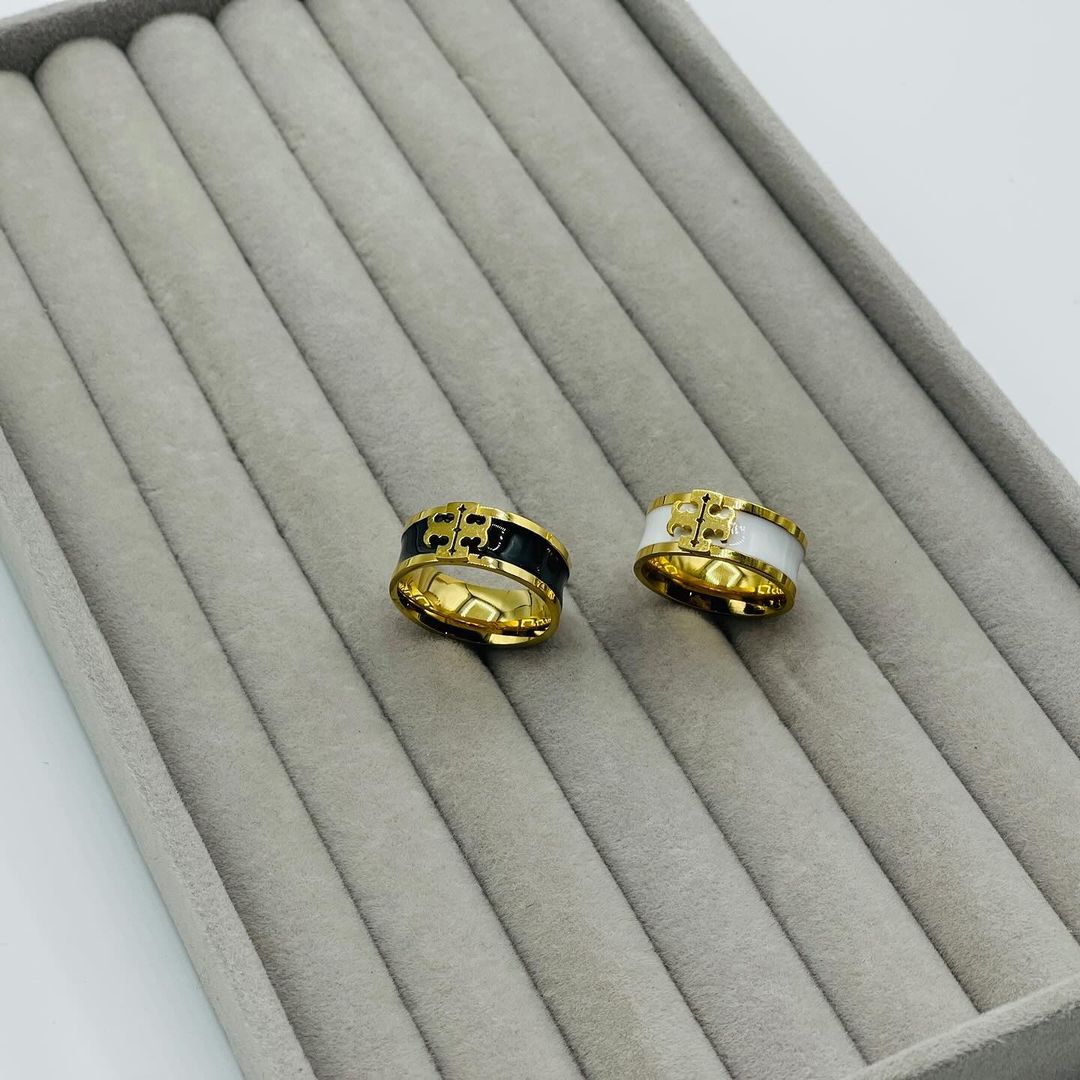 Dual-Tone Elegance Rings