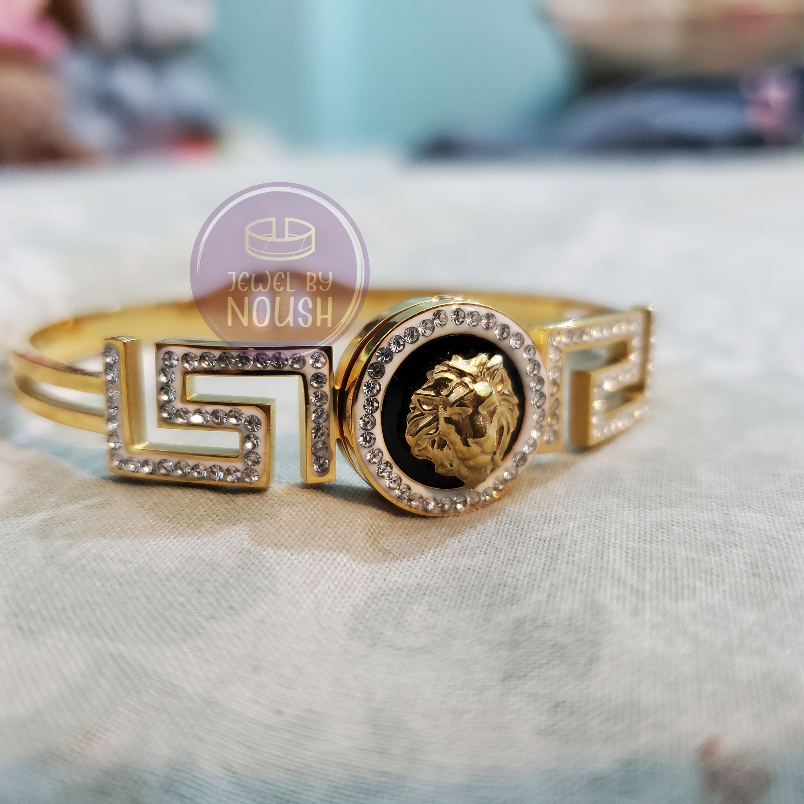 Medusa Face Handcuff Bracelet