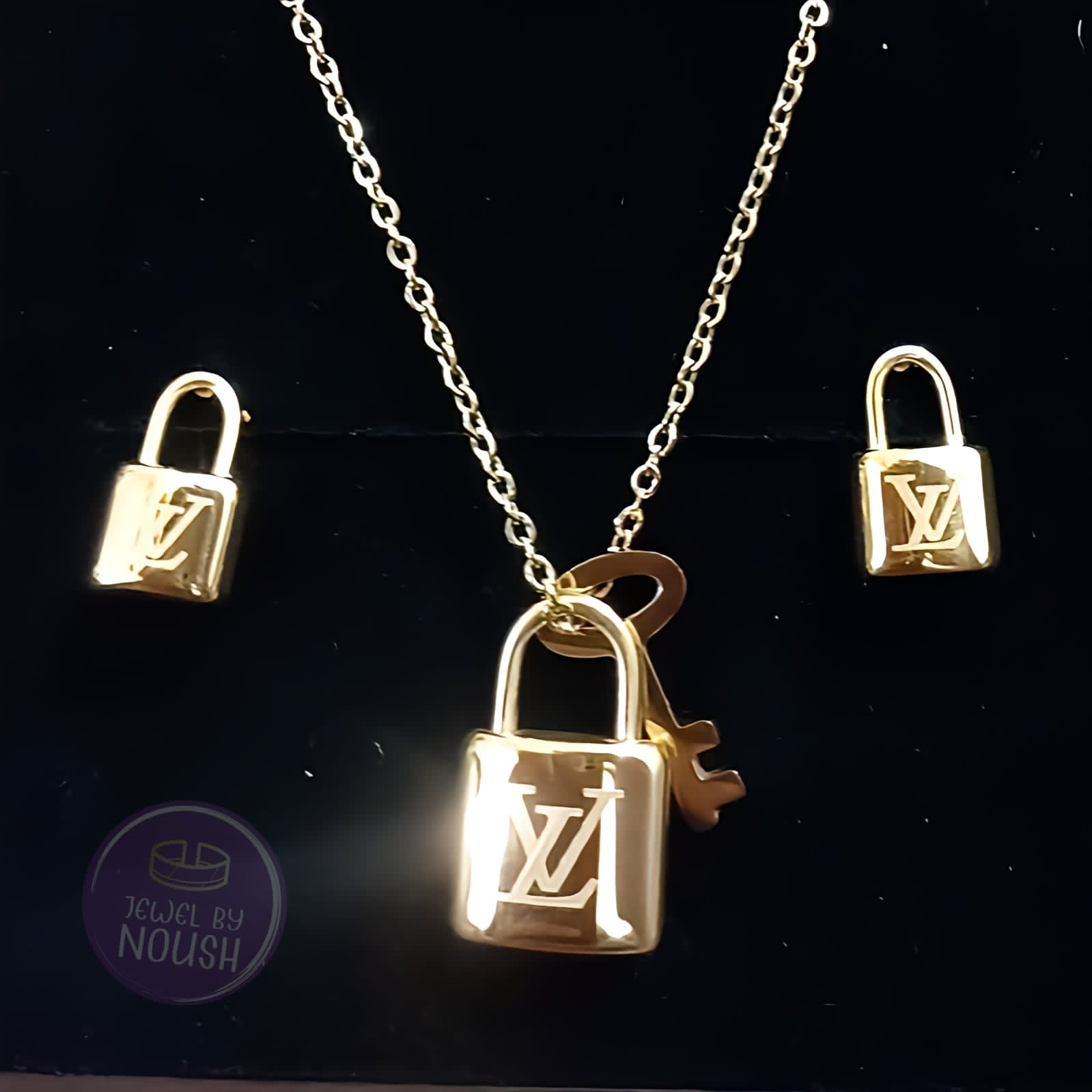 LV-Inspired Padlock Jewelry