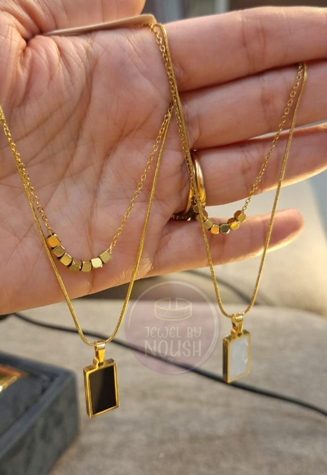 Dual Side Dual Layered Necklace