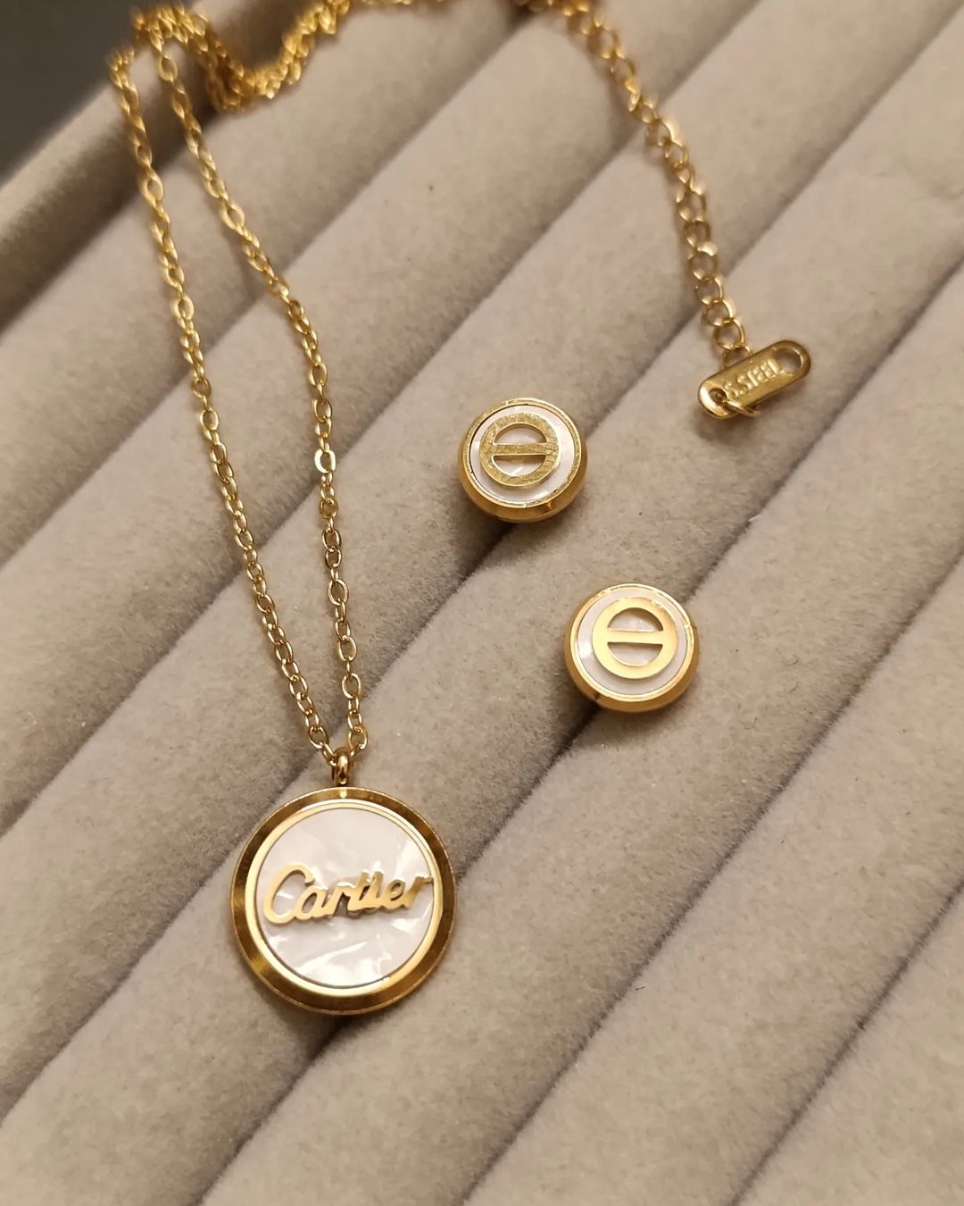 Cartier Inspired Elegance White Set