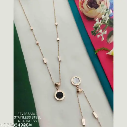 Reversable Roman Charm Necklace