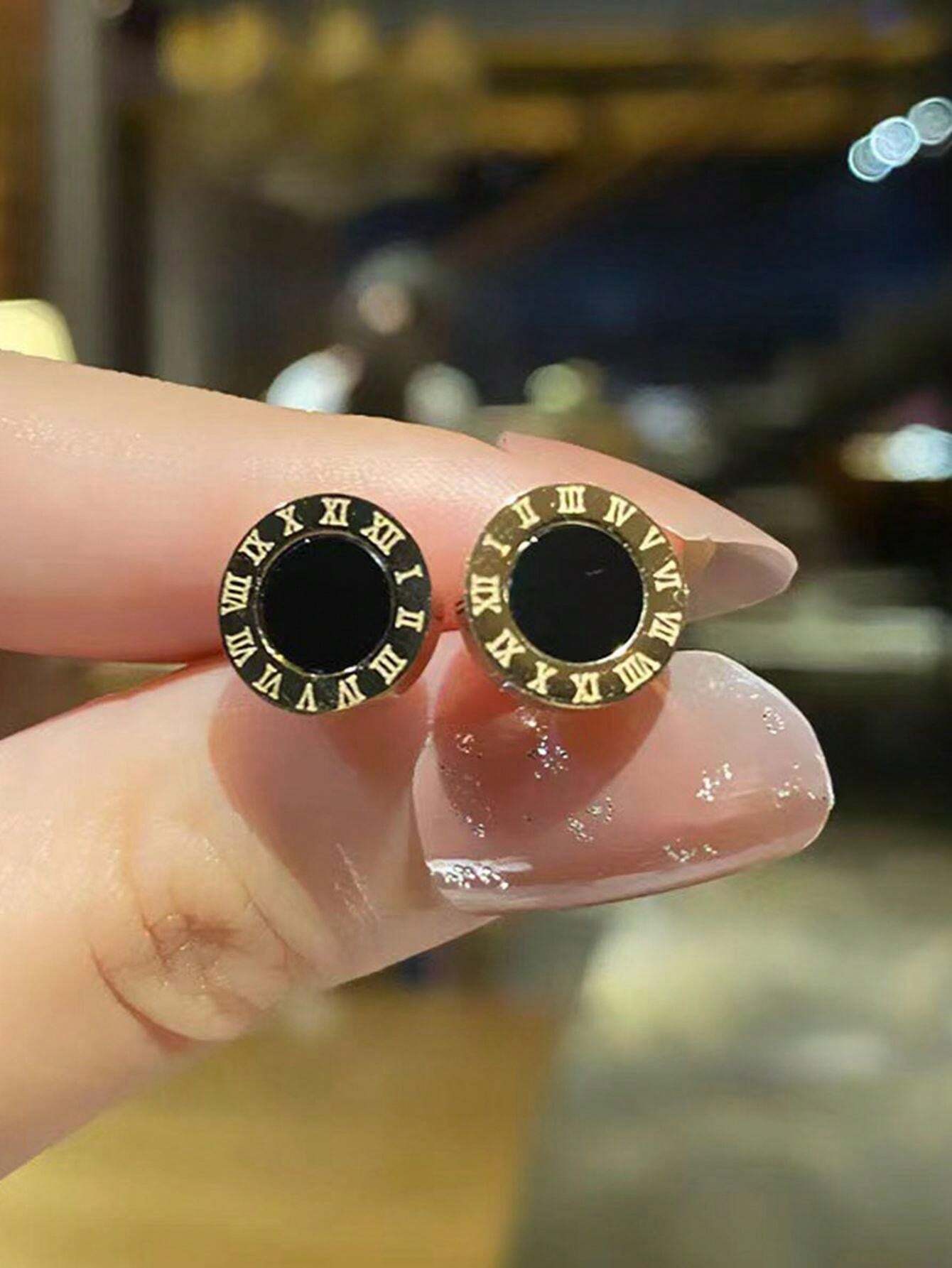 Black Roman Studs