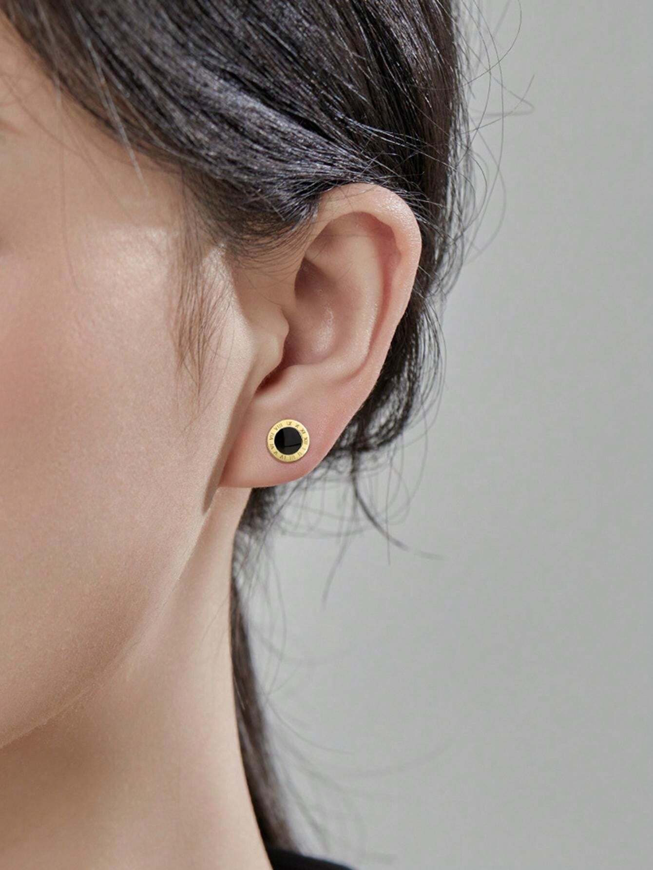 Black Roman Studs