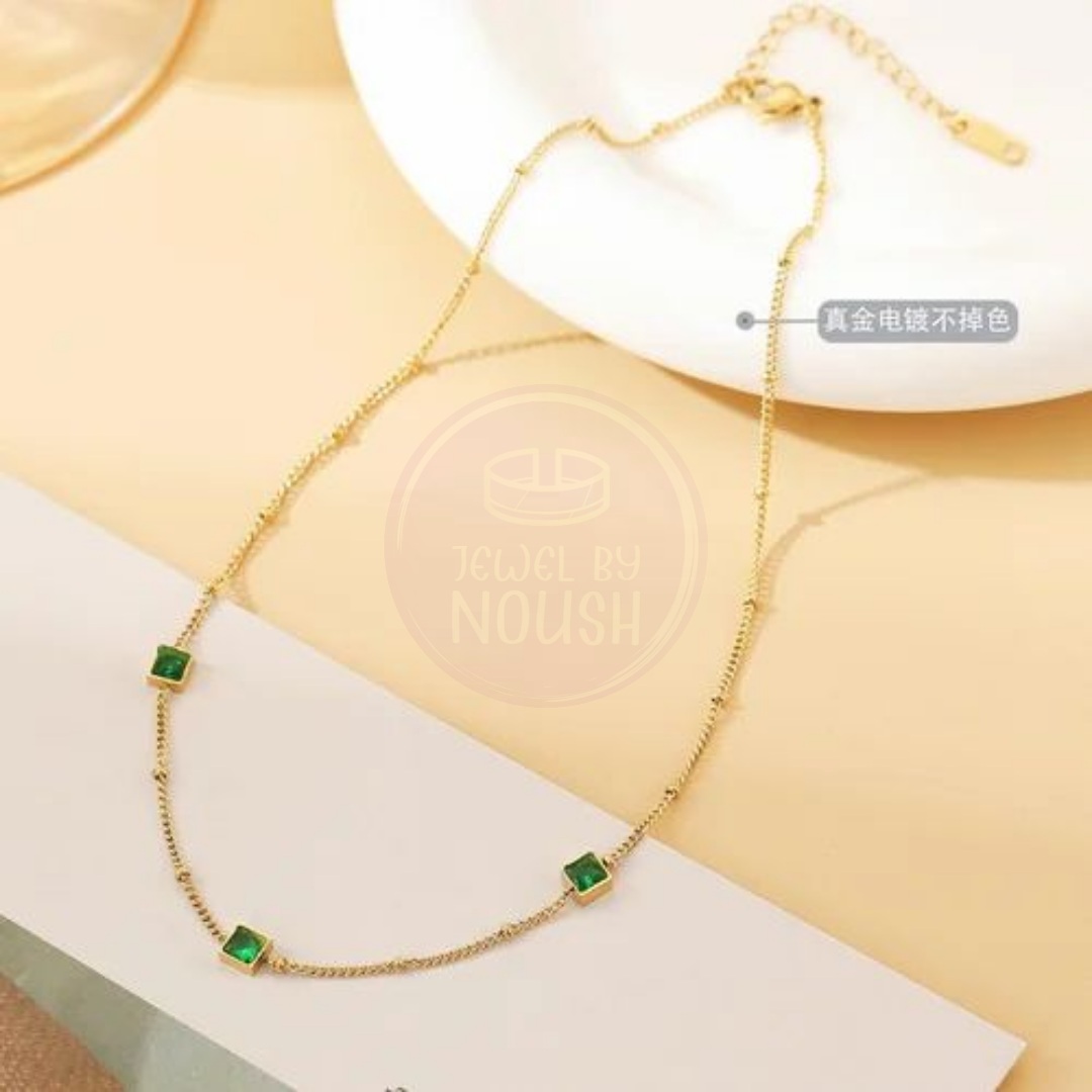  Emerald Elegance Necklace