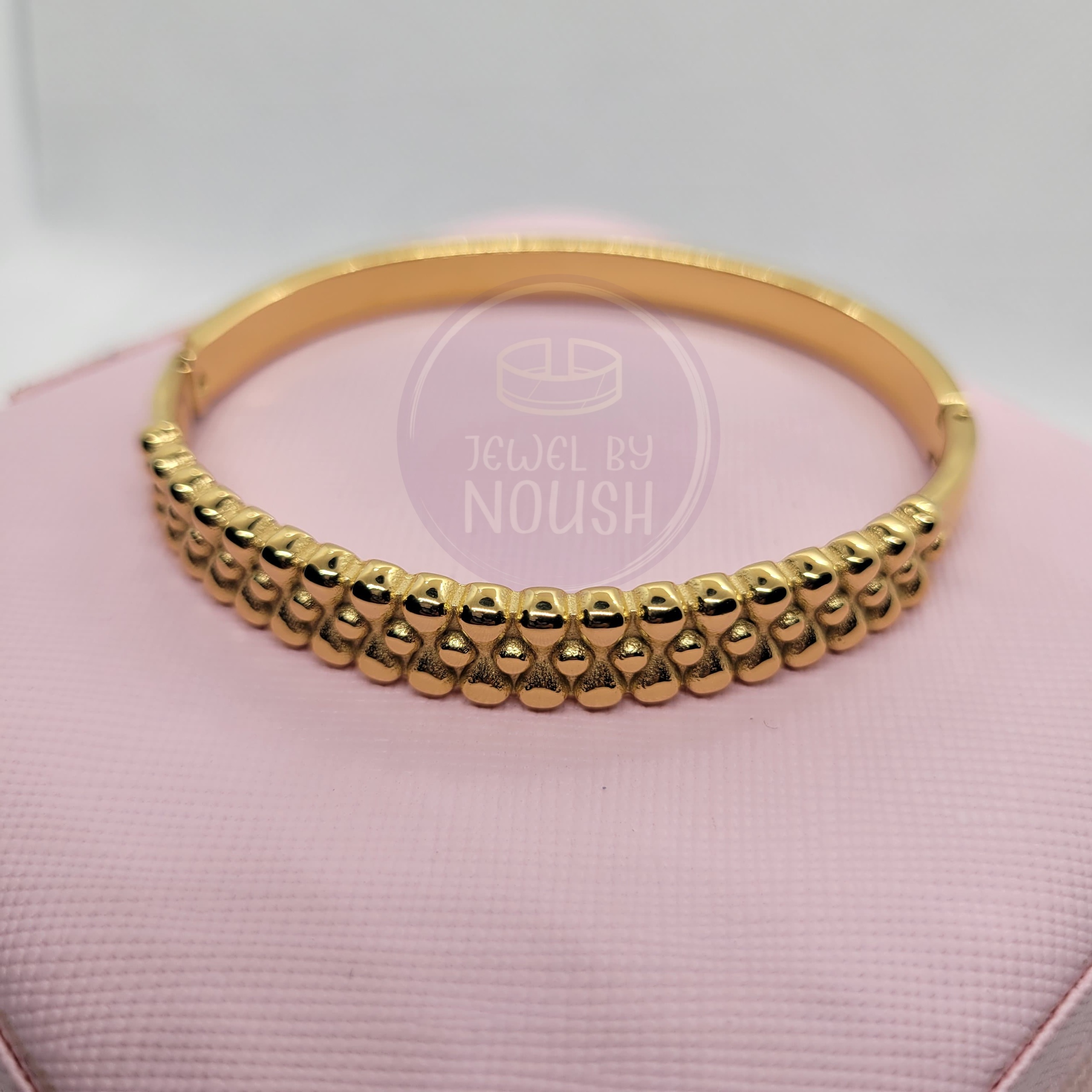 Textured Gold Bracelet