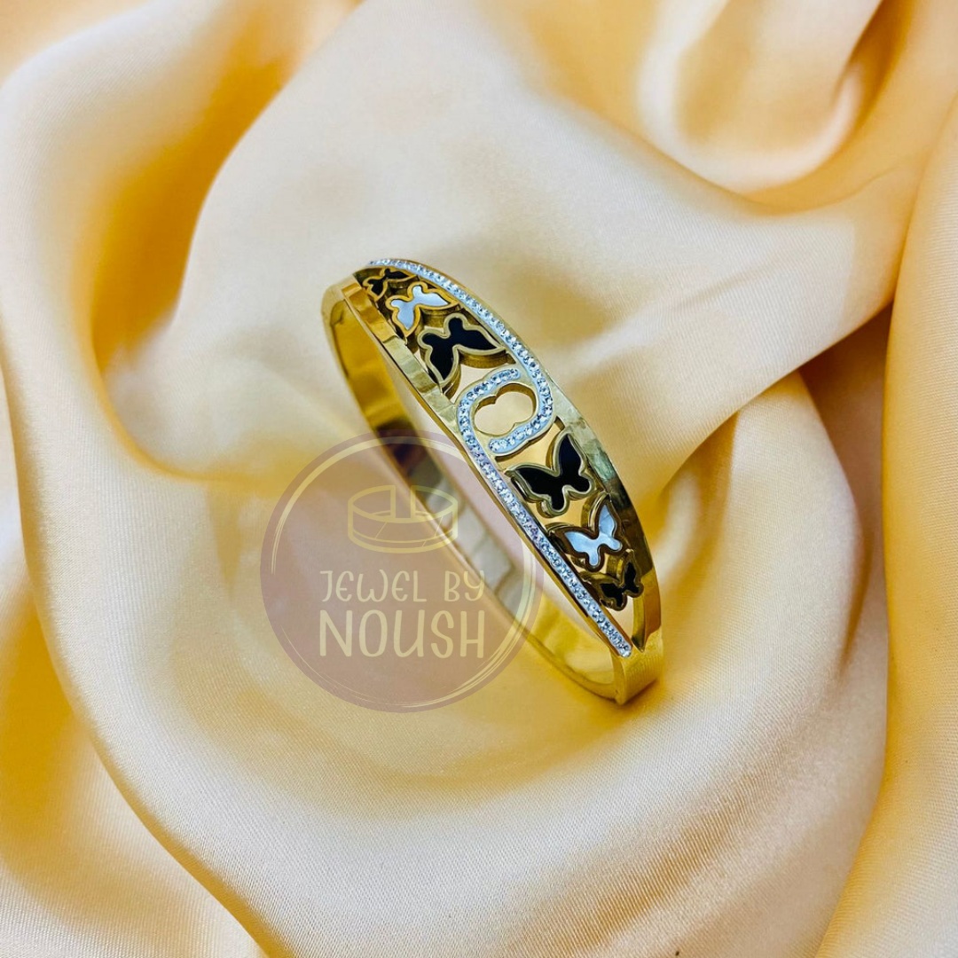 Elegant Butterfly Motif Bangle