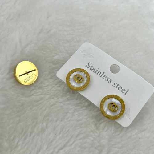 Signature Emblem Stud Earrings (Inspired by Gucci)