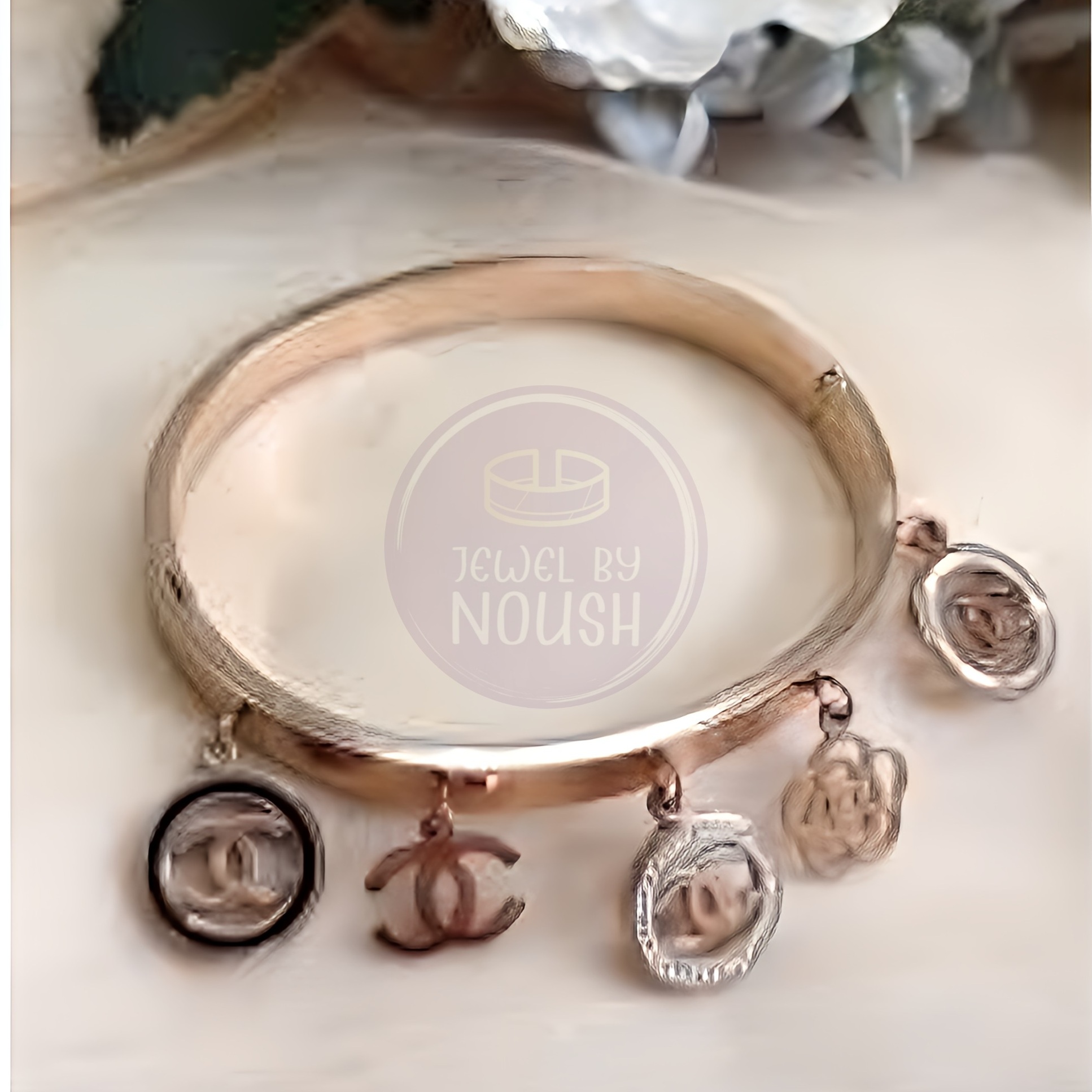 Rose Gold Charm Bracelet