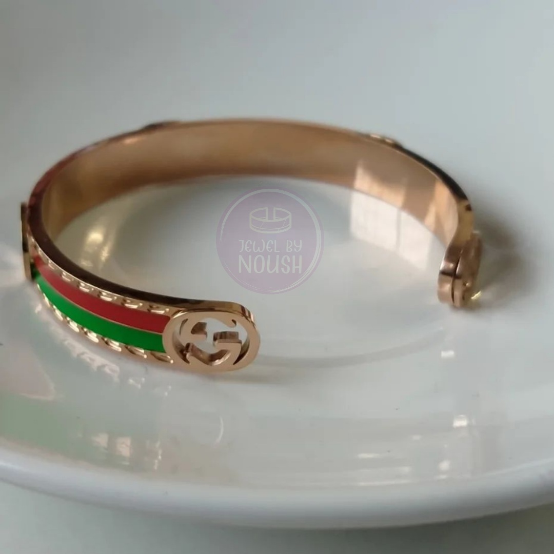 Gucci Double G Gold-Tone Bracelet
