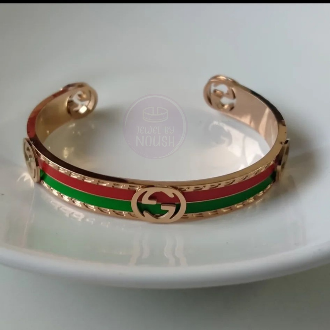 Gucci Double G Gold-Tone Bracelet