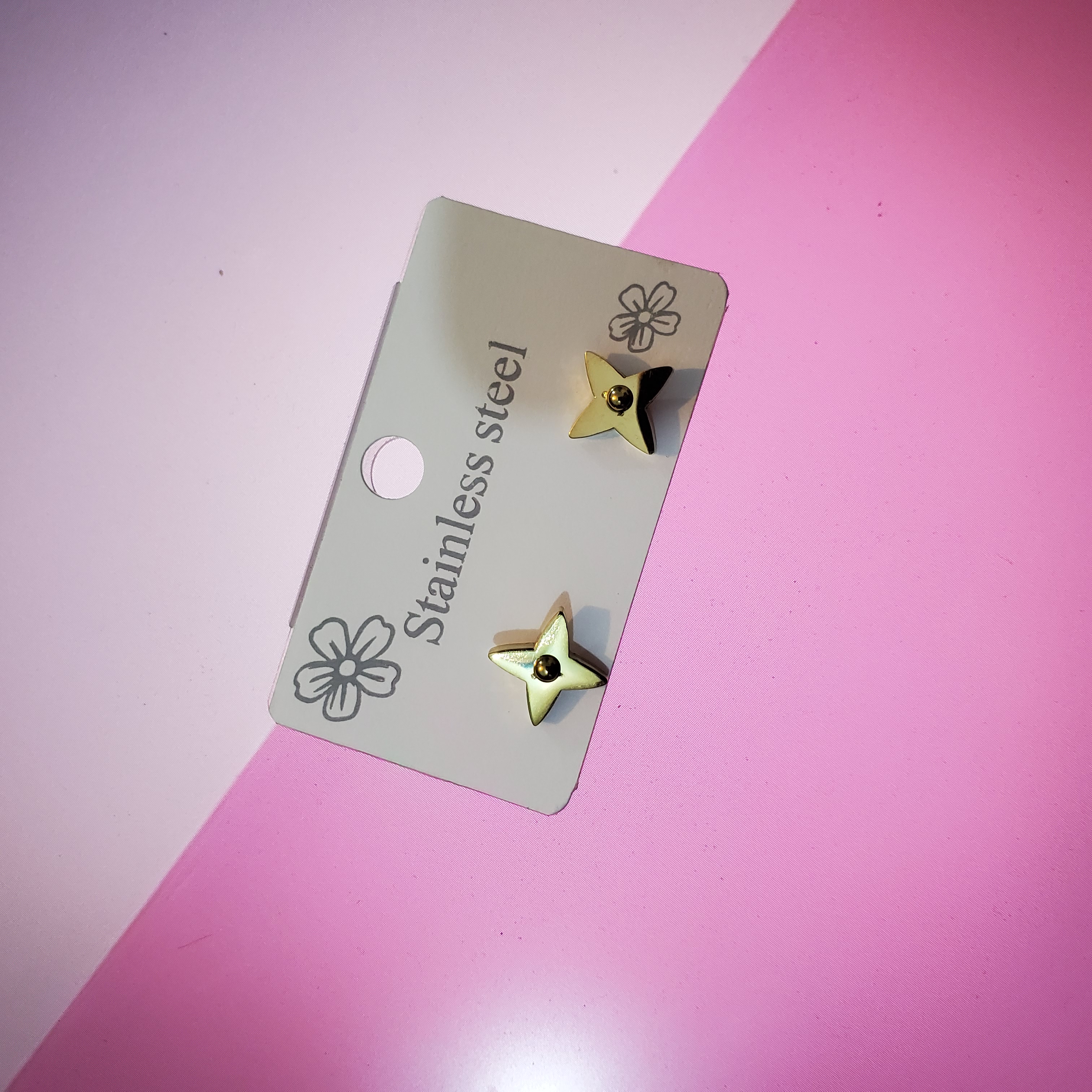 Enamel Star Studs
