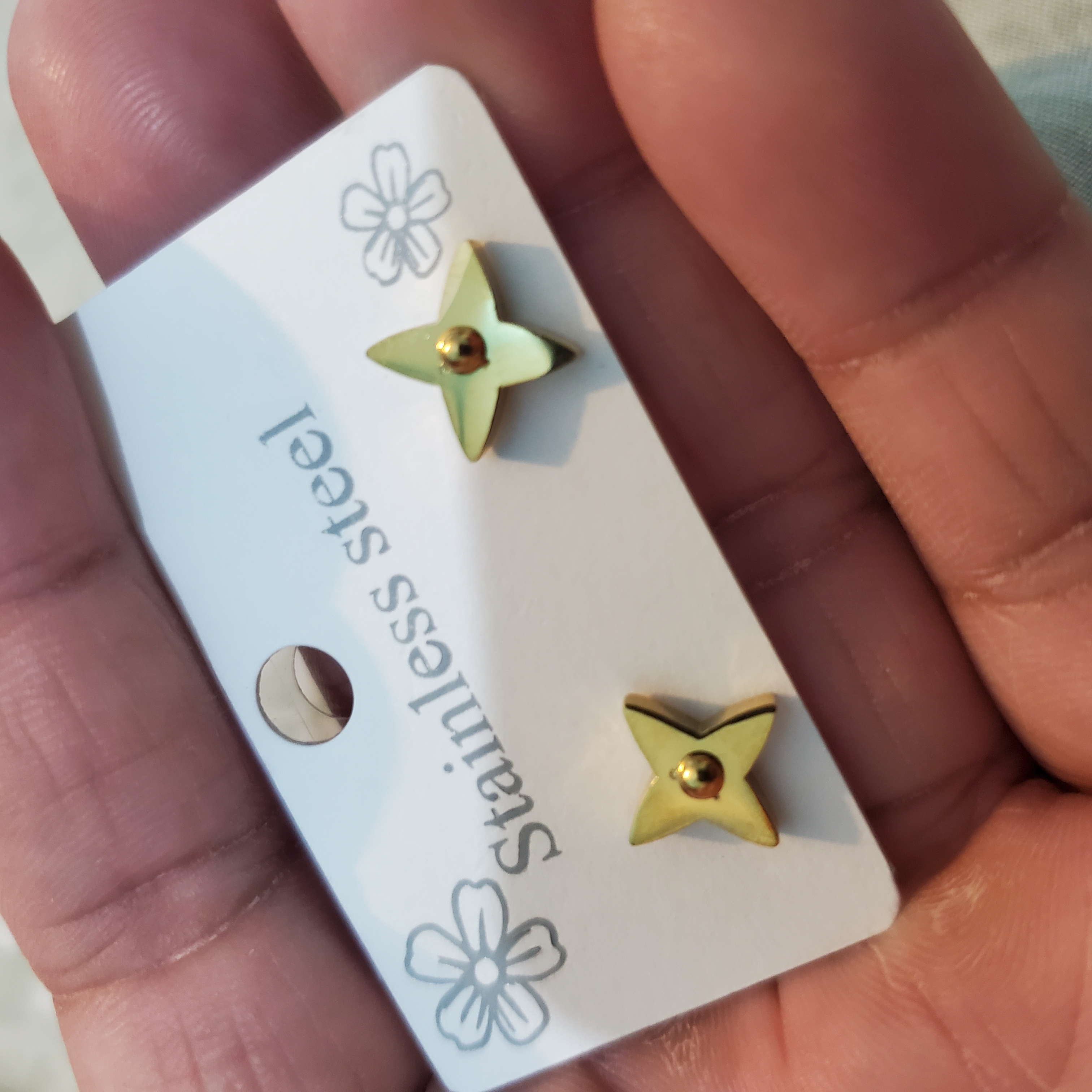 Enamel Star Studs