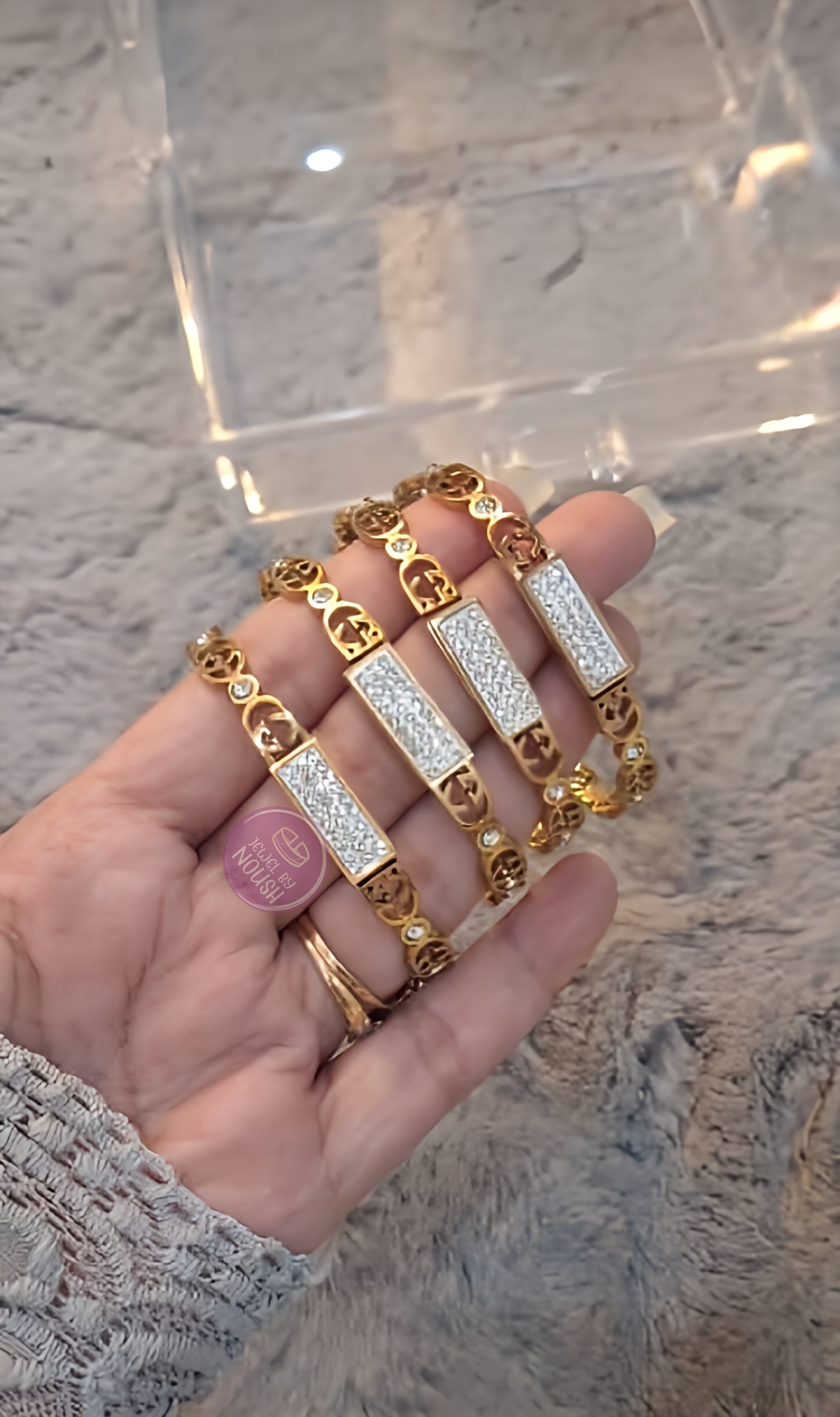 Glam Handcuff Link Bracelet
