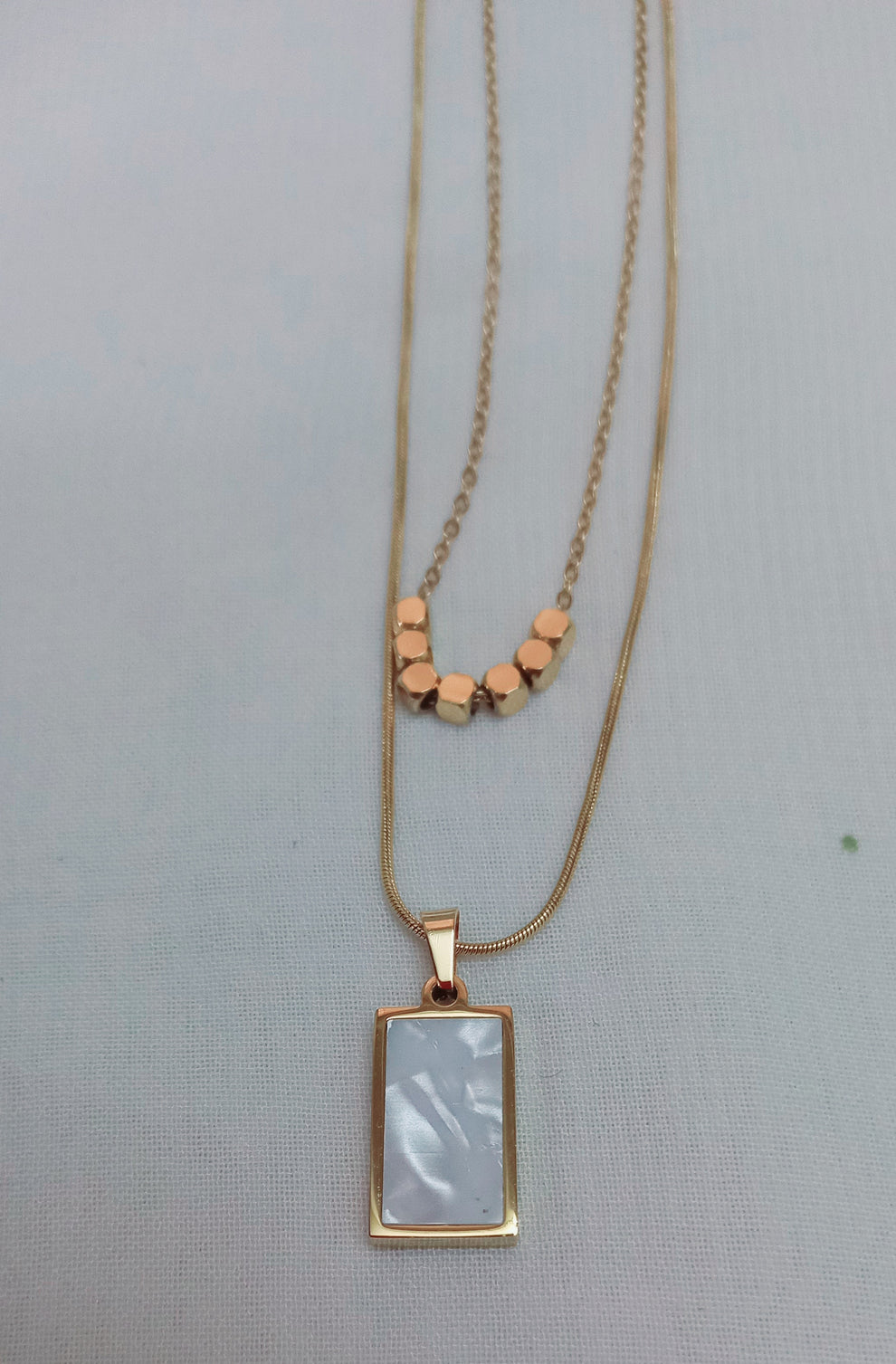 Dual Side Dual Layered Necklace