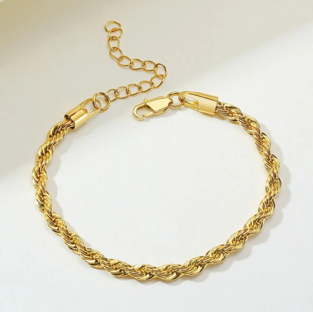 Unisex Twisted Rope Bracelet
