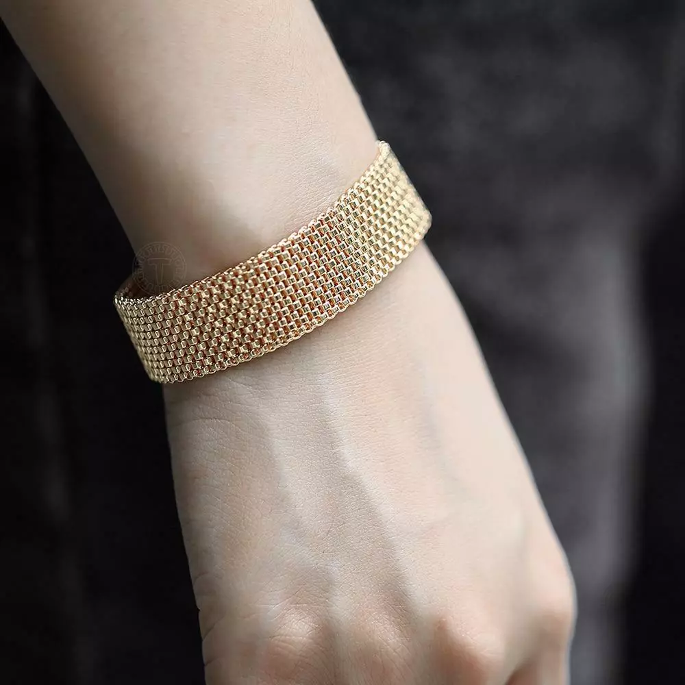 Rose Gold Mesh Bracelet