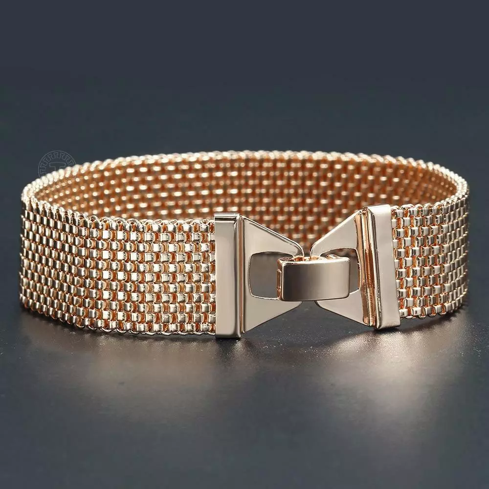 Rose Gold Mesh Bracelet