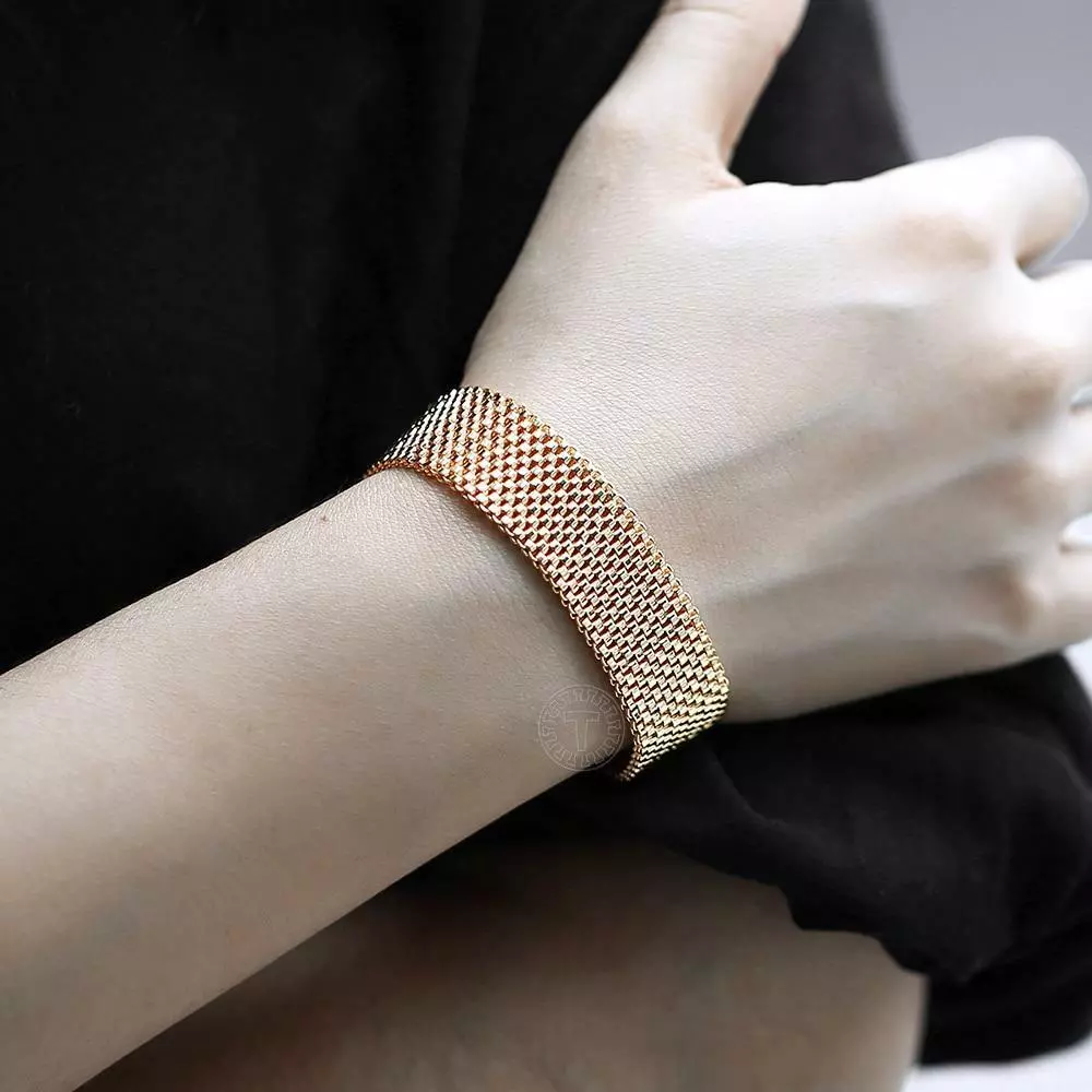 Rose Gold Mesh Bracelet