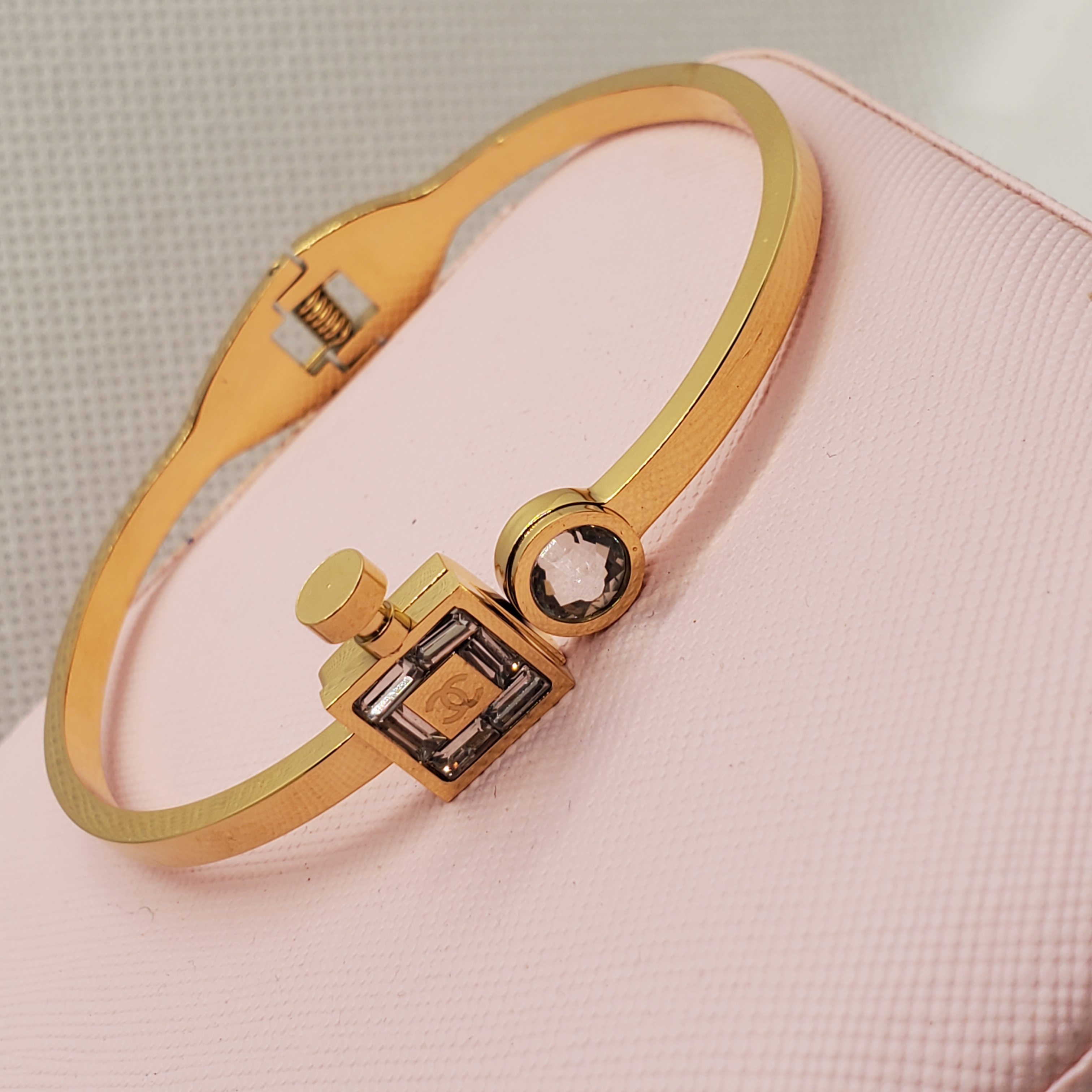 Chanel-Inspired Bottle Shape Bracelet