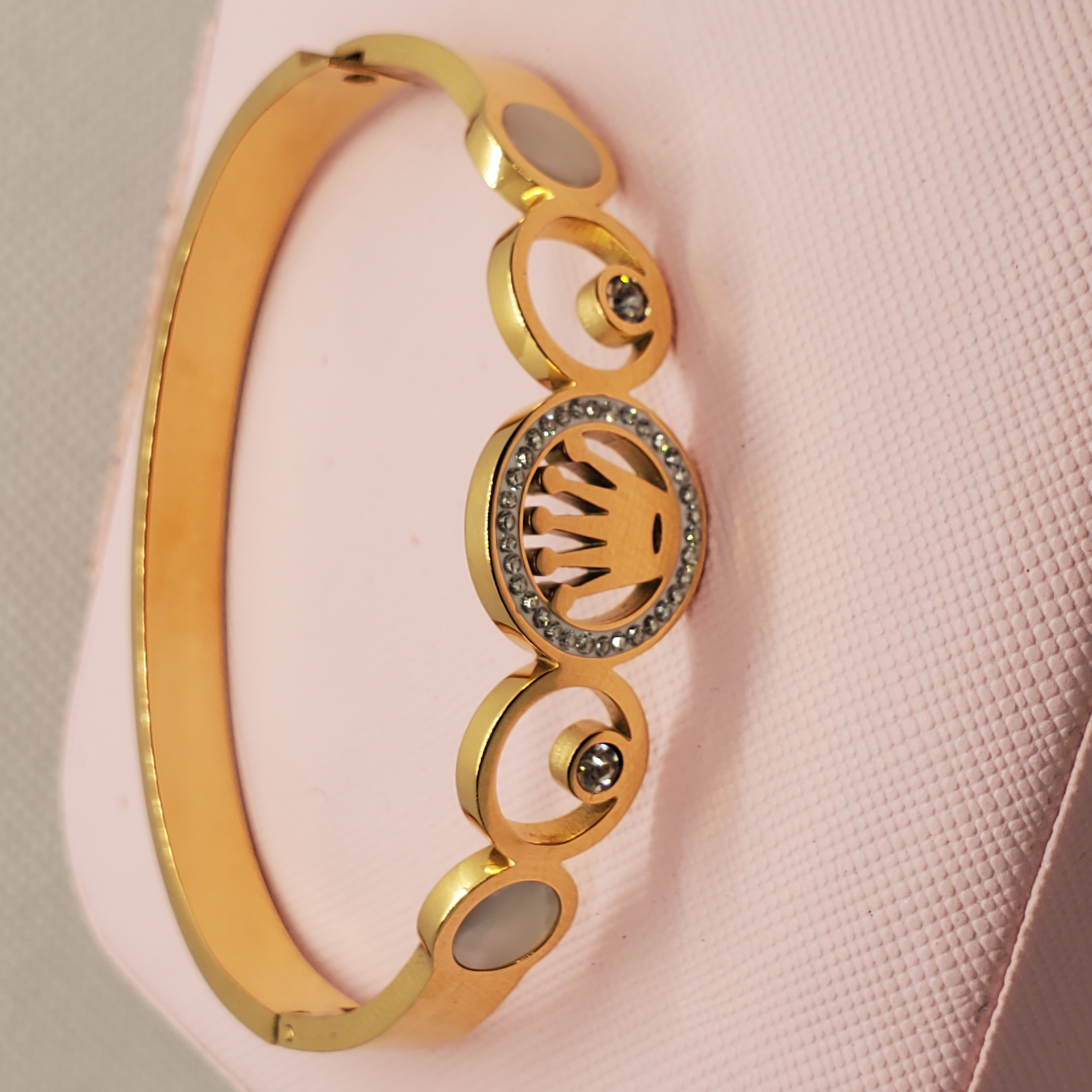 Rolex-Inspired Crown Jewel Bracelet