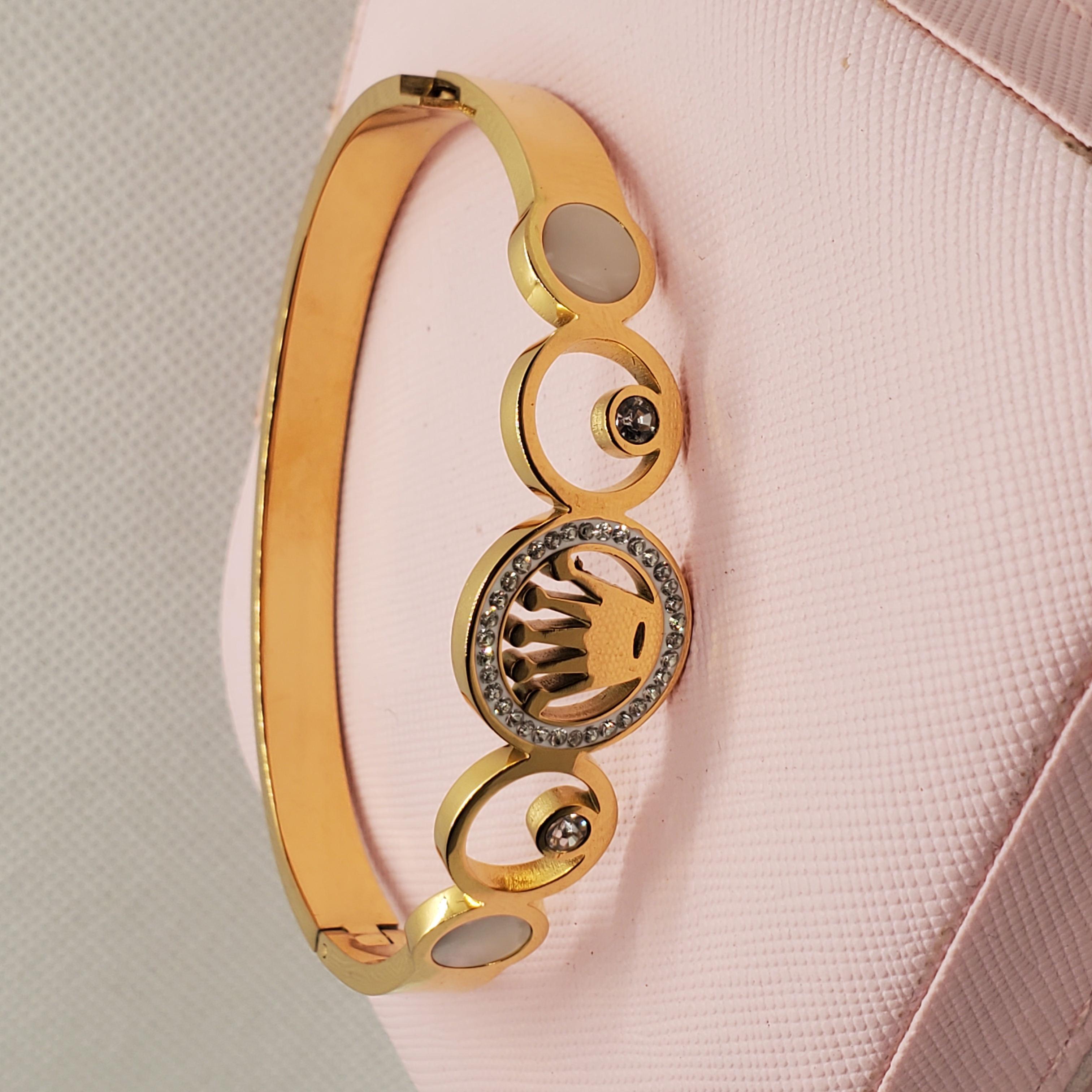Rolex-Inspired Crown Jewel Bracelet