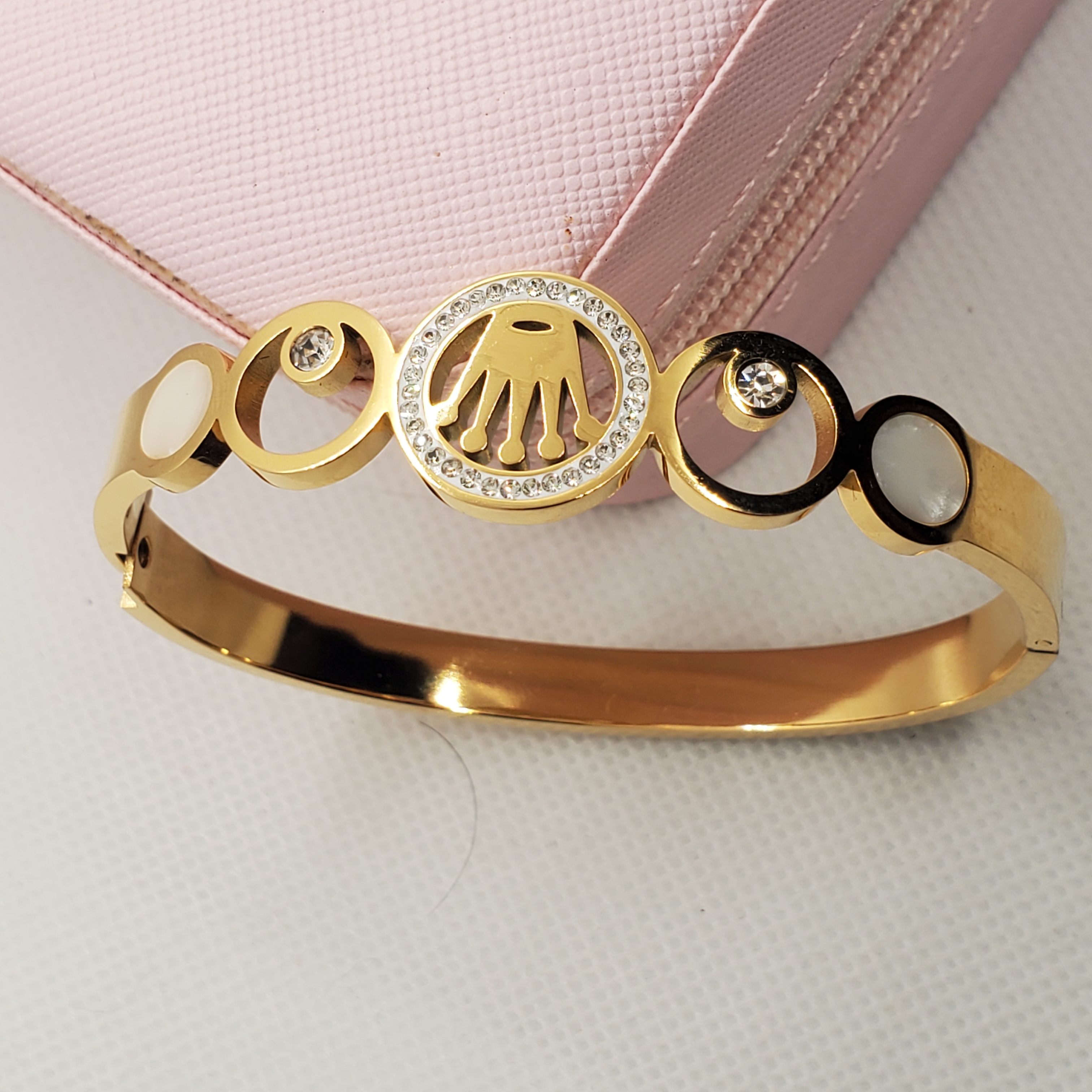 Rolex-Inspired Crown Jewel Bracelet