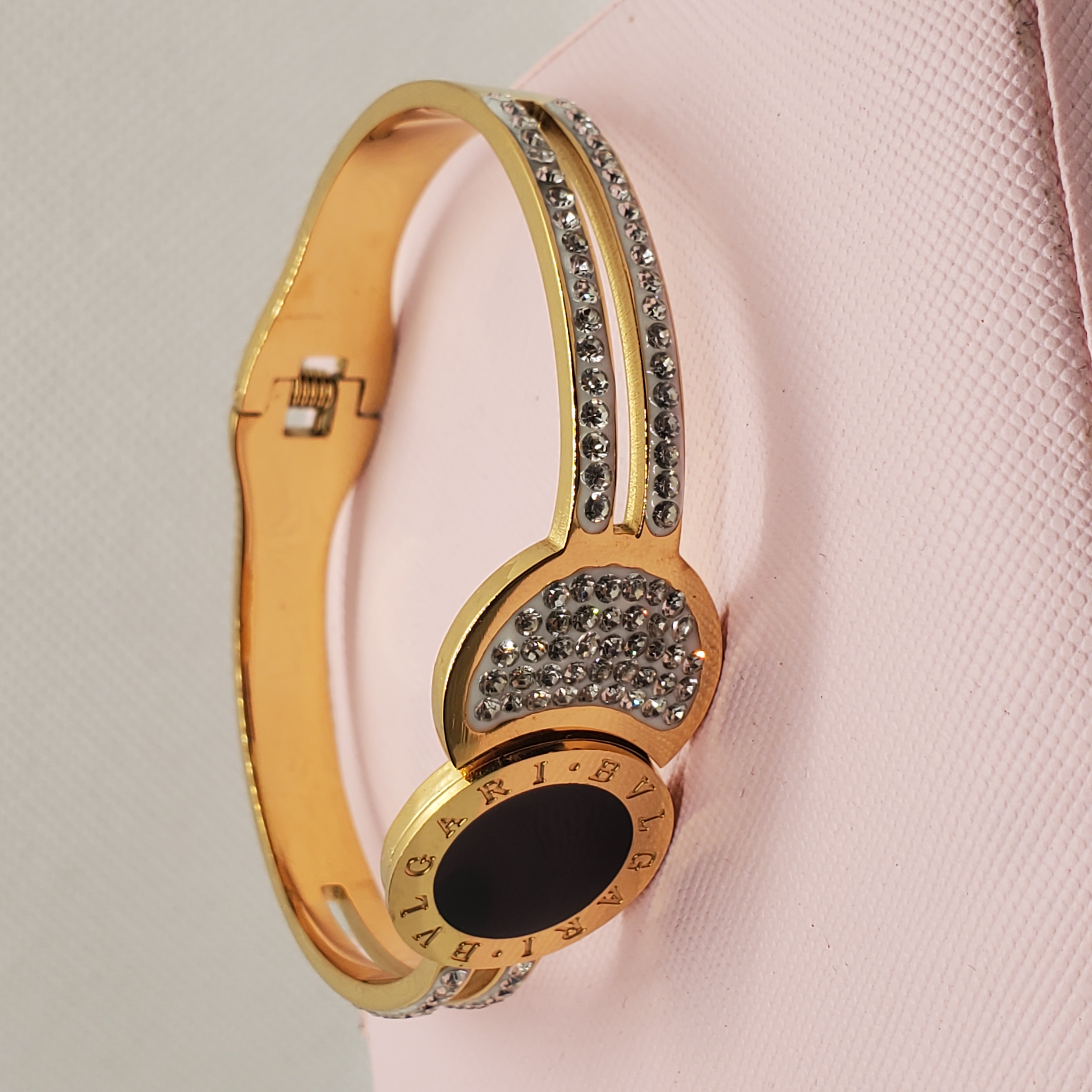 BVLGARI-Inspired Gold Bracelet