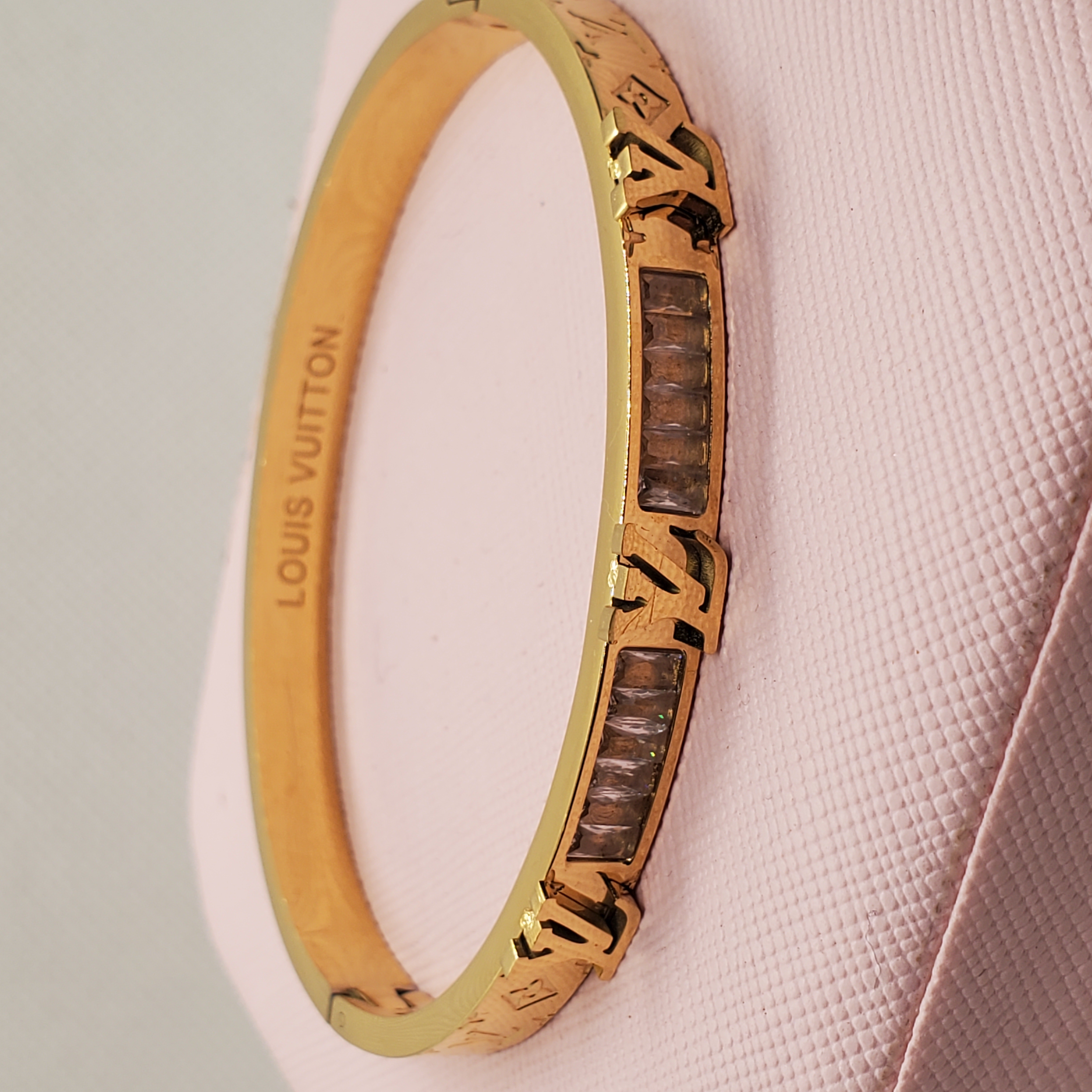 Elegance LV-Inspired Gold Bracelet