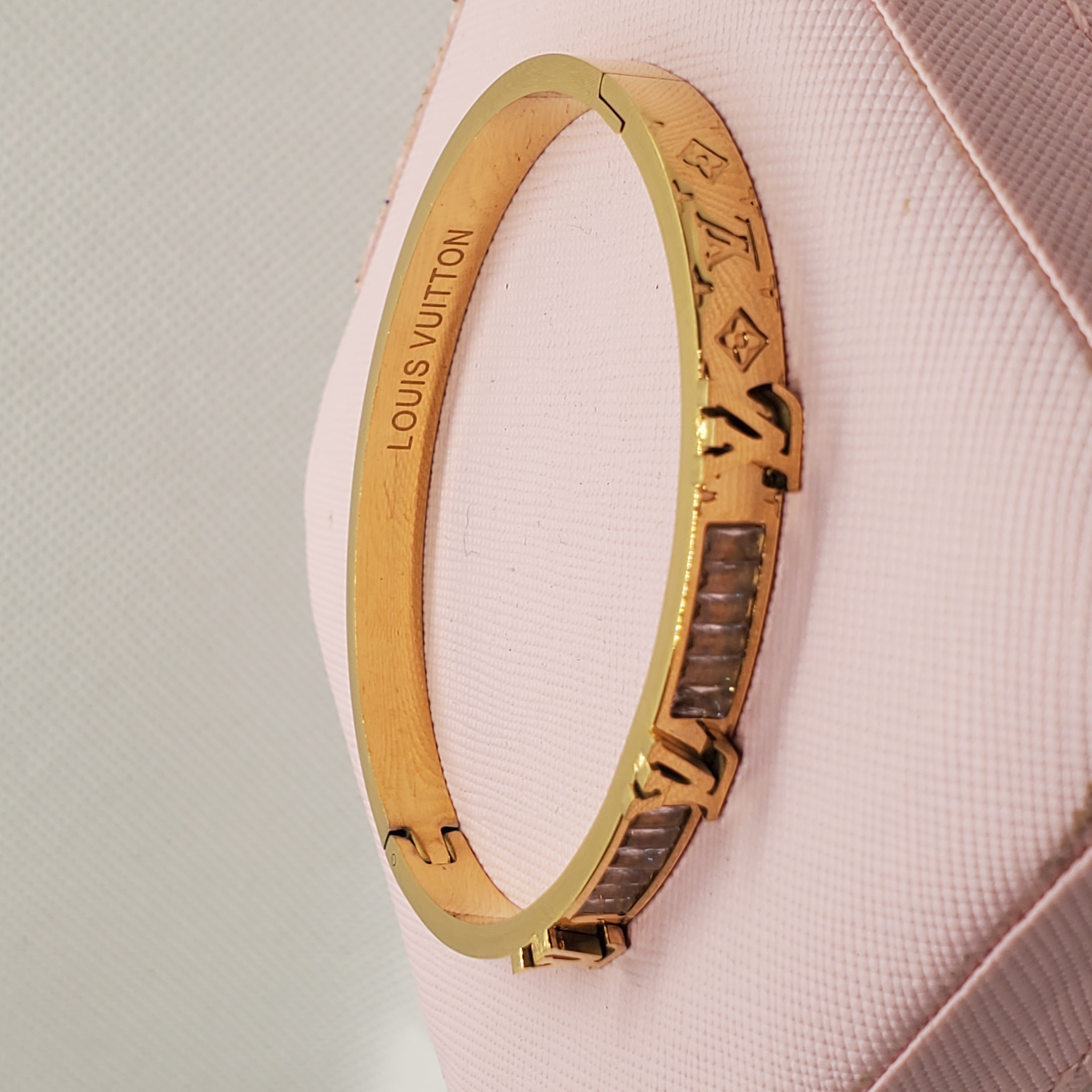 Elegance LV-Inspired Gold Bracelet