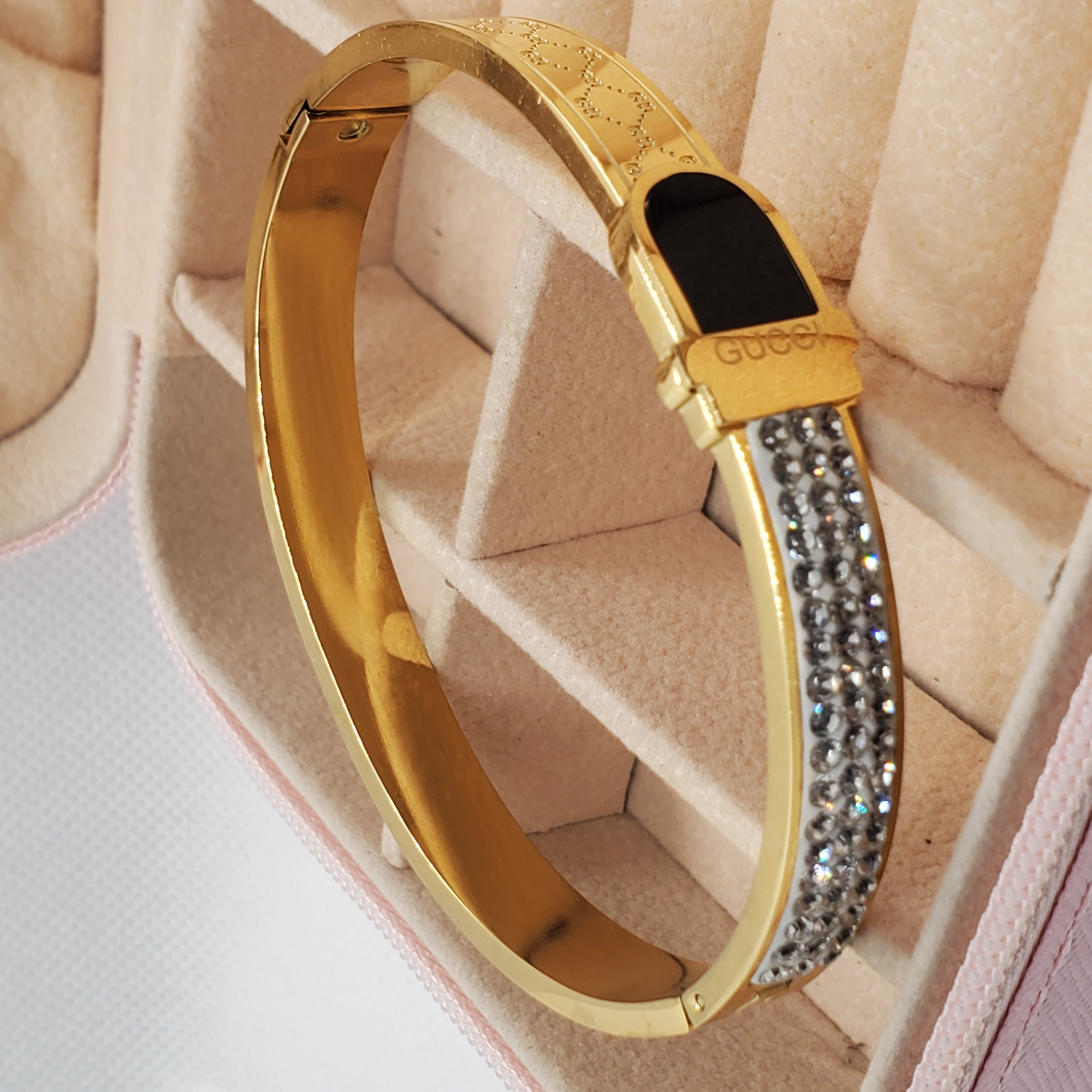 Luxe Gold-Tone Gucci-Inspired Bracelet